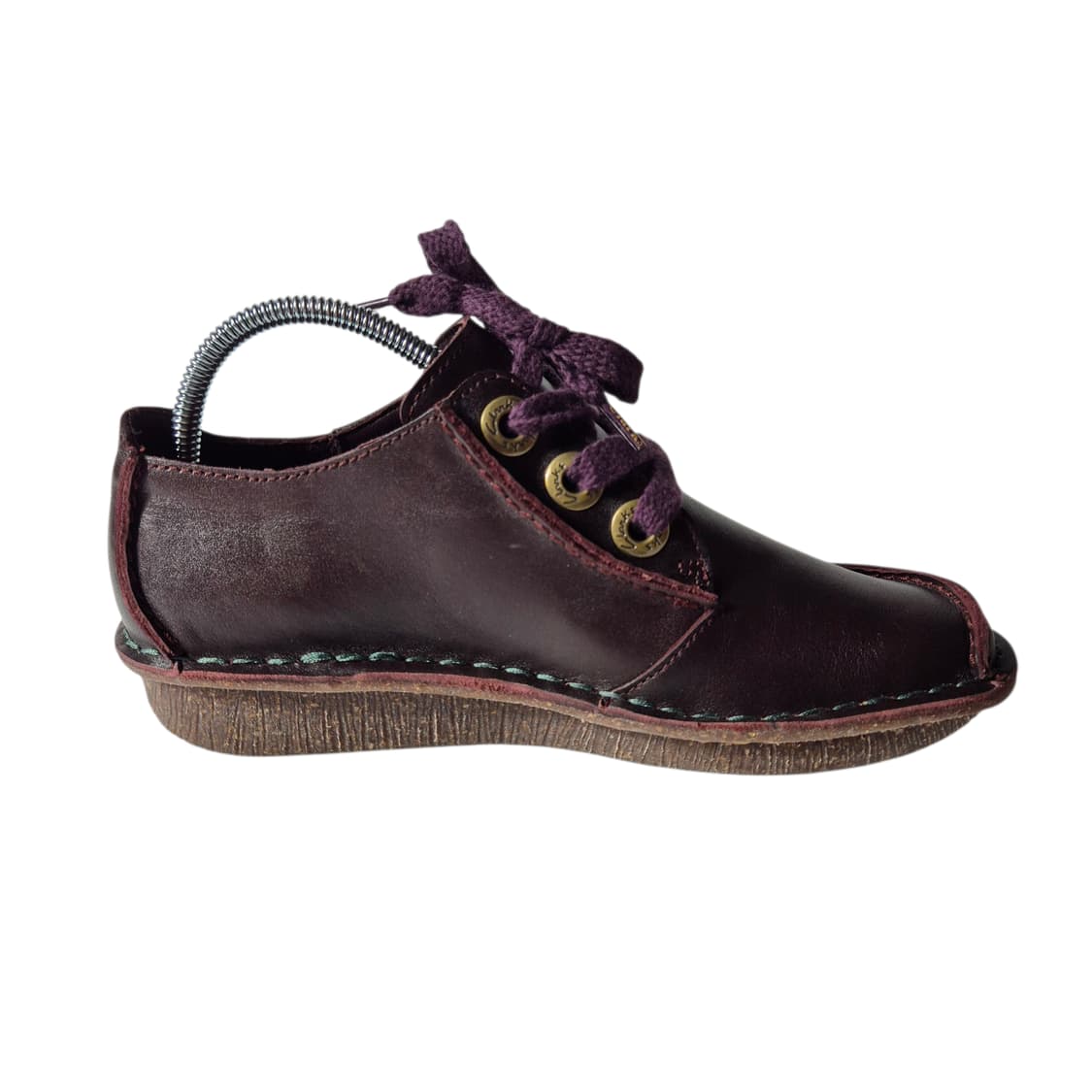 225) Clarks 클락스 컴포트 캐주얼 스니커즈 버건디 상품이미지4