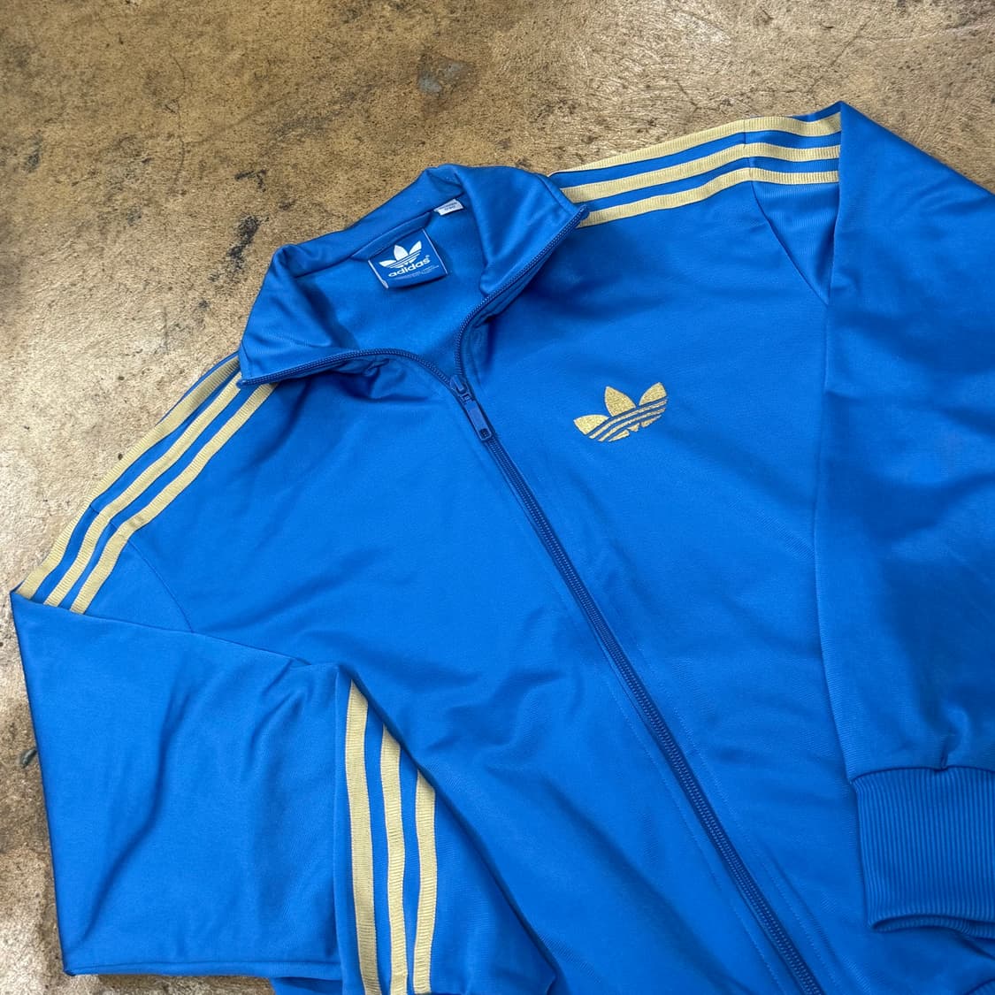 아디다스 블루 골드 구파이어버드 져지 트랙탑 90 상품이미지1