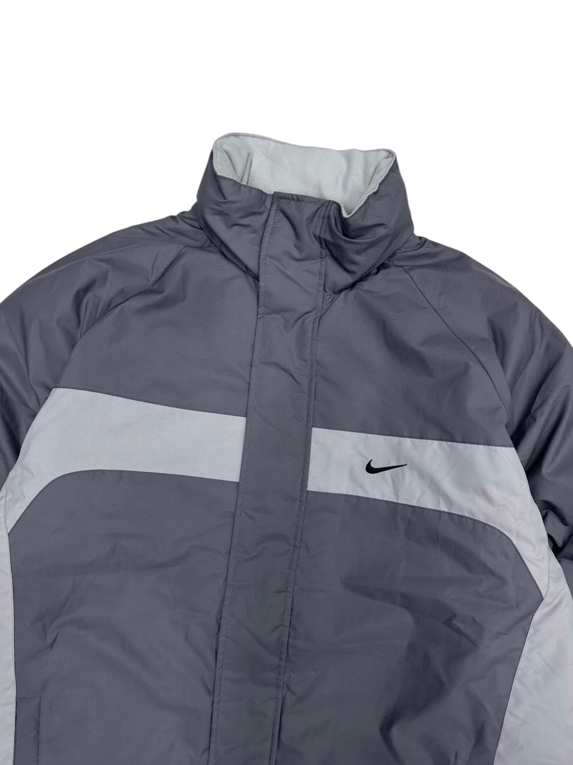 00s 나이키 올드스쿨 패딩 점퍼 그레이 (XL)  상품이미지2