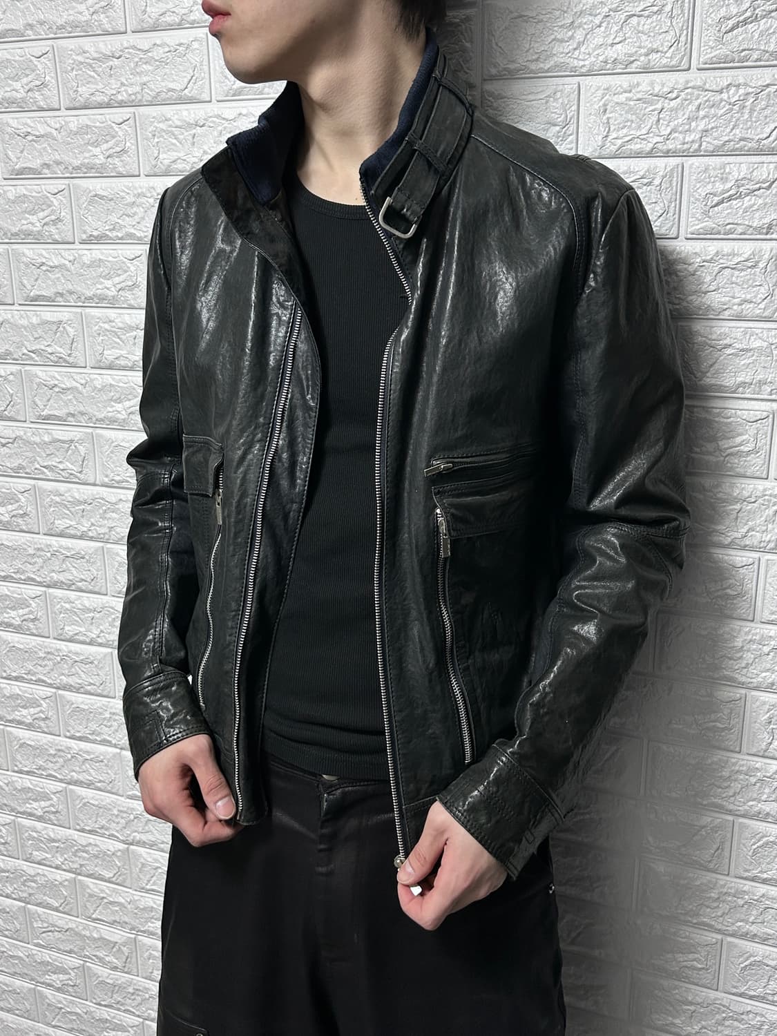 잭 앤 질 램스킨 레더 자켓 상품이미지2