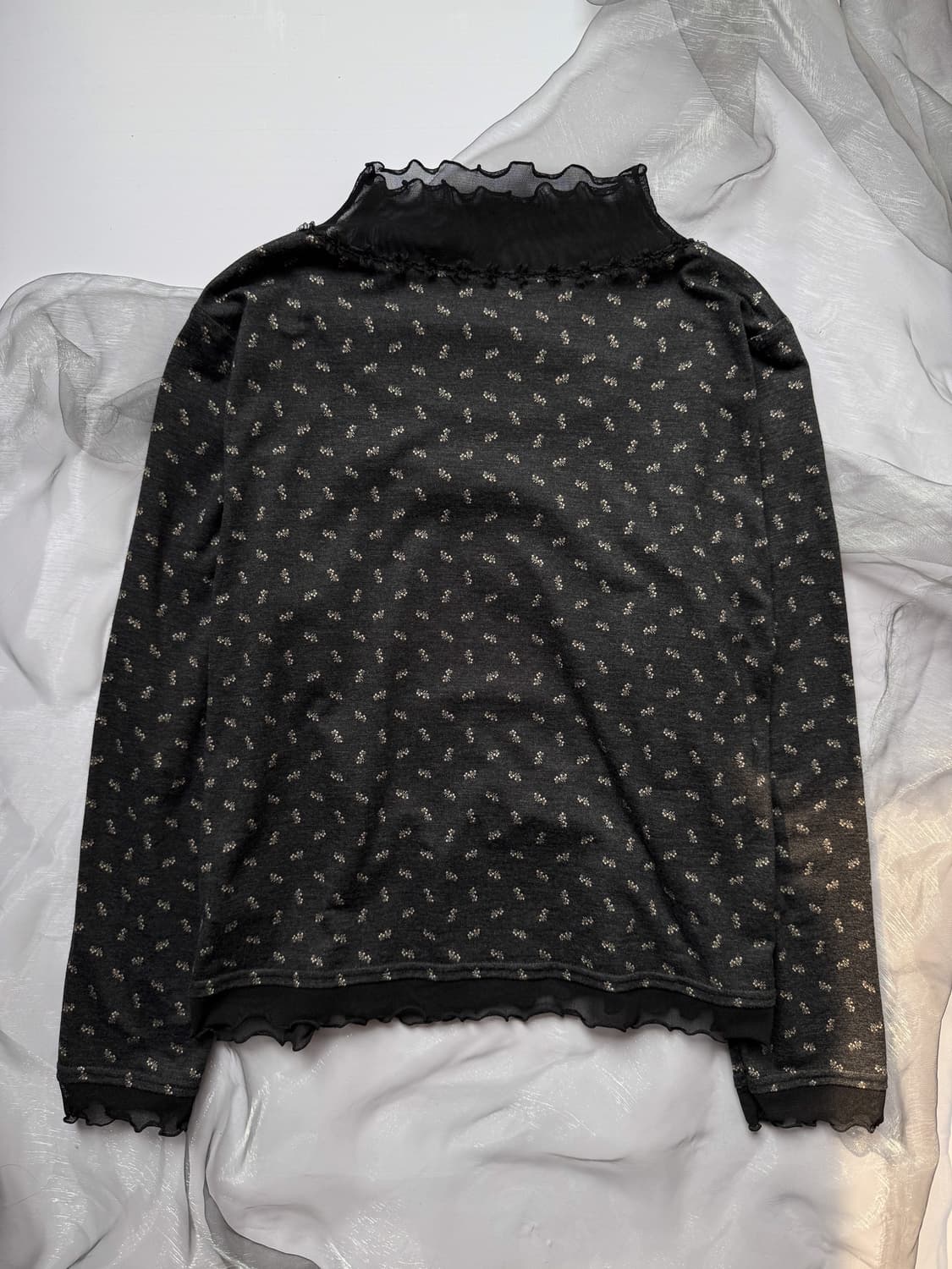 Half-Neck See-Through T-shirt 0243 상품이미지6