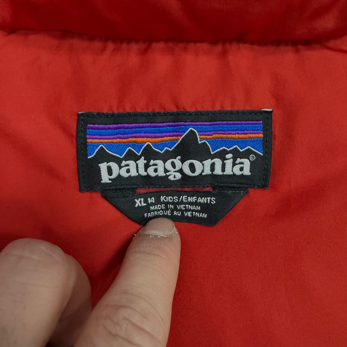 파타고니아 배색 베이직 패딩 v1590  상품이미지6