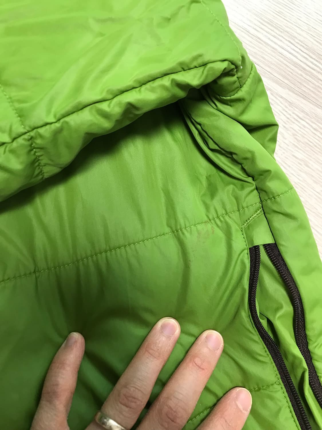 몽벨 리버시블 경량패딩 상품이미지6