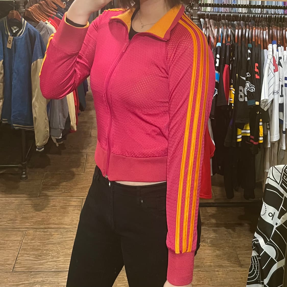 [HI] 아디다스 트레이닝 집업 핑크 상품이미지4
