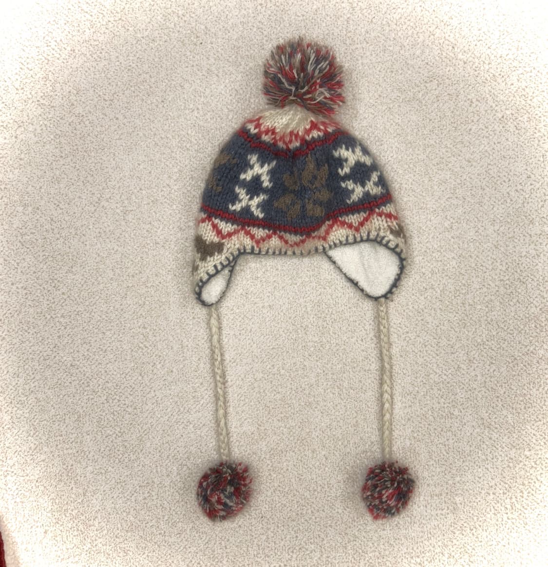 빈티지 하구미 모리 니트 후드집업 귀도리모자 니혼진 너드 코코모리 지구샵 상품이미지3