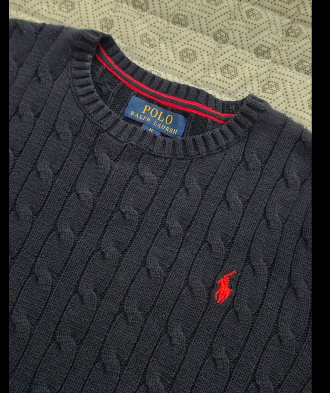 폴로 랄프로렌 꽈배기 니트 ~55 상품이미지3