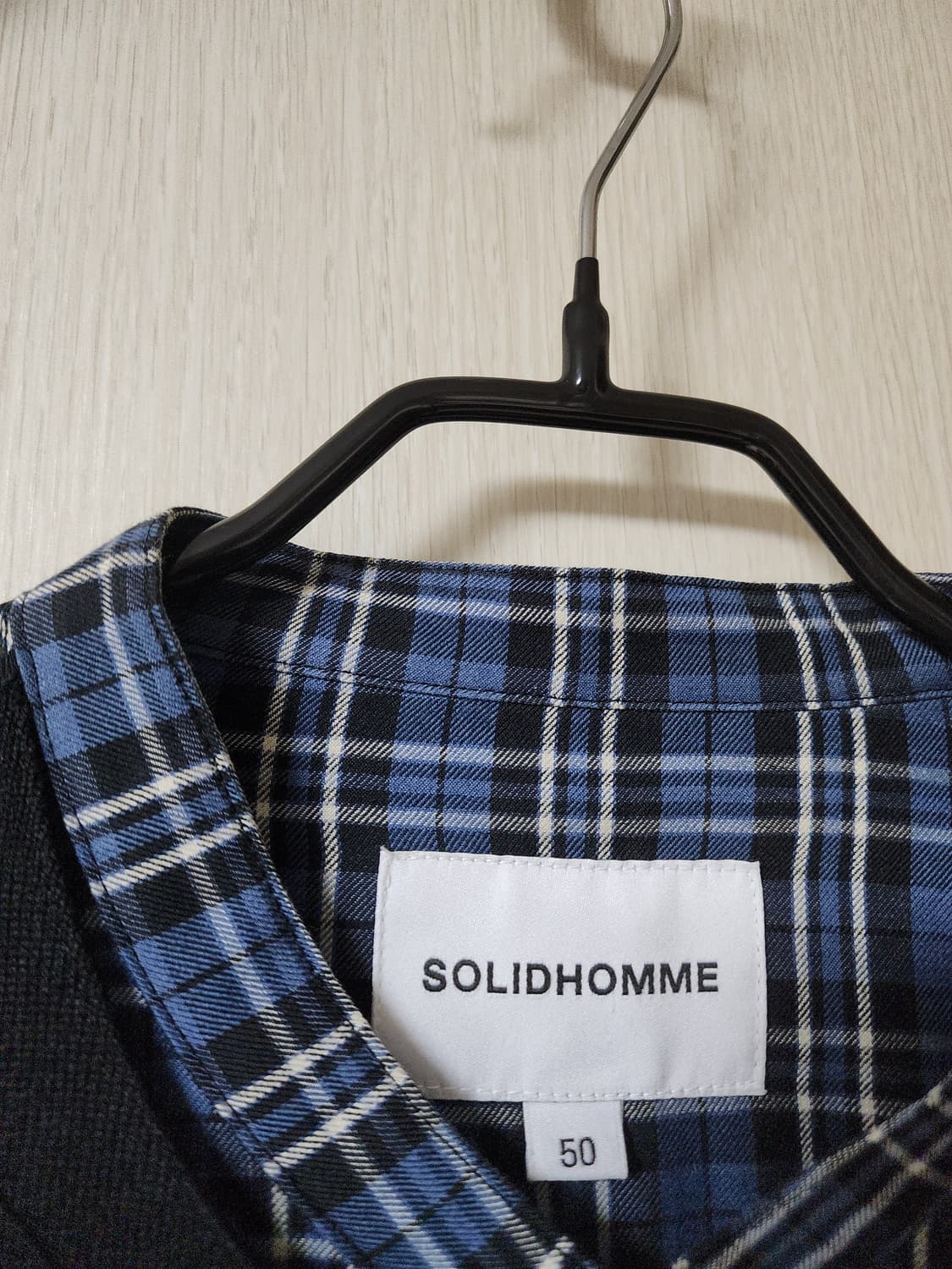 솔리드옴므 레이어드 셔츠  니트 50 상품이미지7