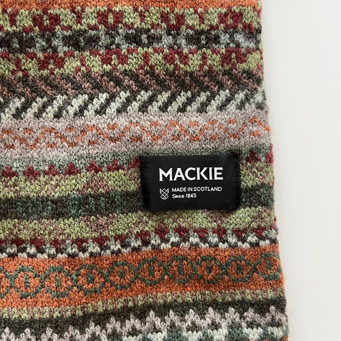 Robert Mackie Fairisle Muffler 상품이미지5