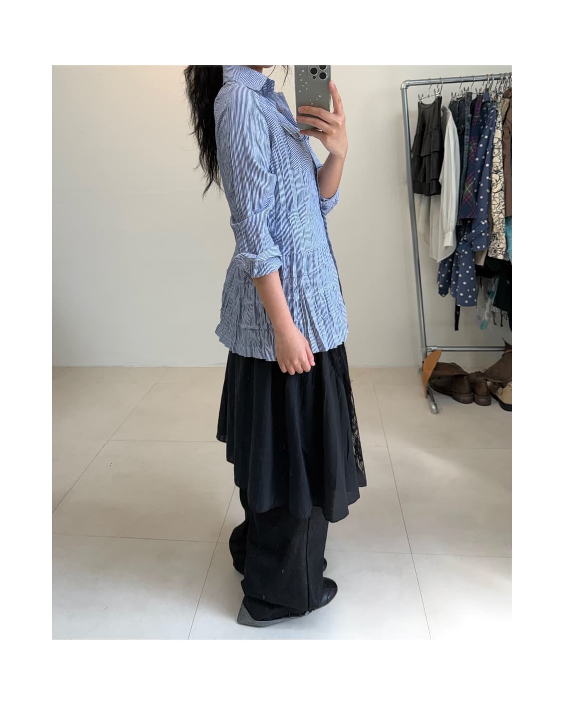 빈티지 링클 셔츠 상품이미지2