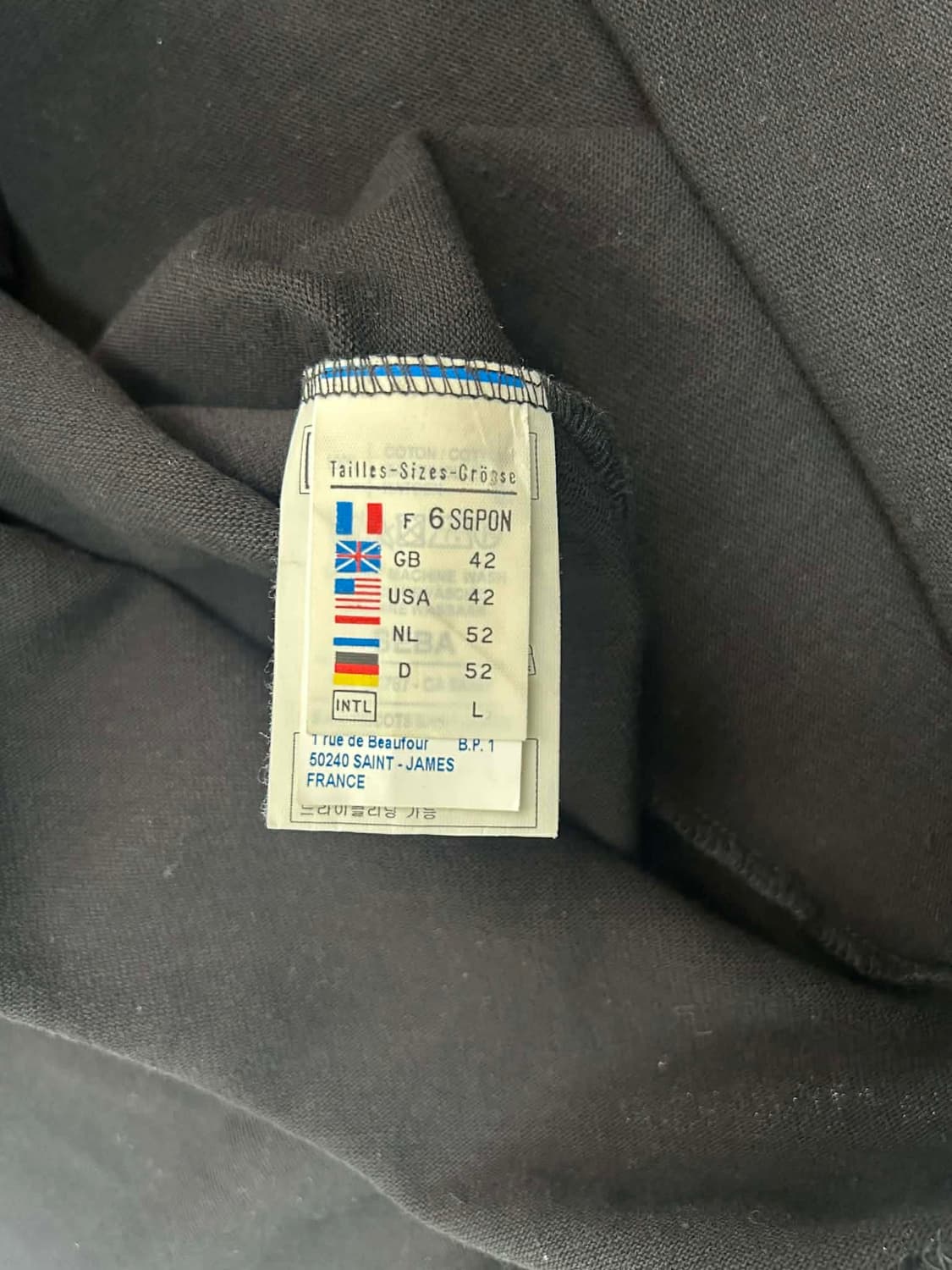 [L] 세인트 제임스 세바 보트넥 롱슬리브 긴팔 티셔츠 상품이미지5