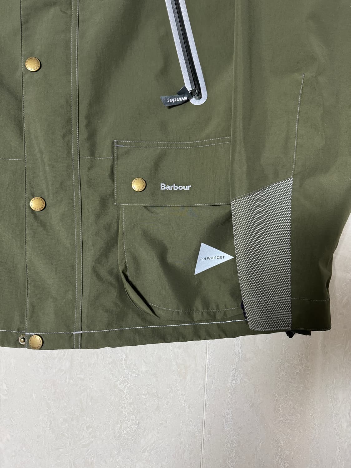 바버 앤드원더 3L 비데일 자켓(XL, 올리브) 상품이미지3