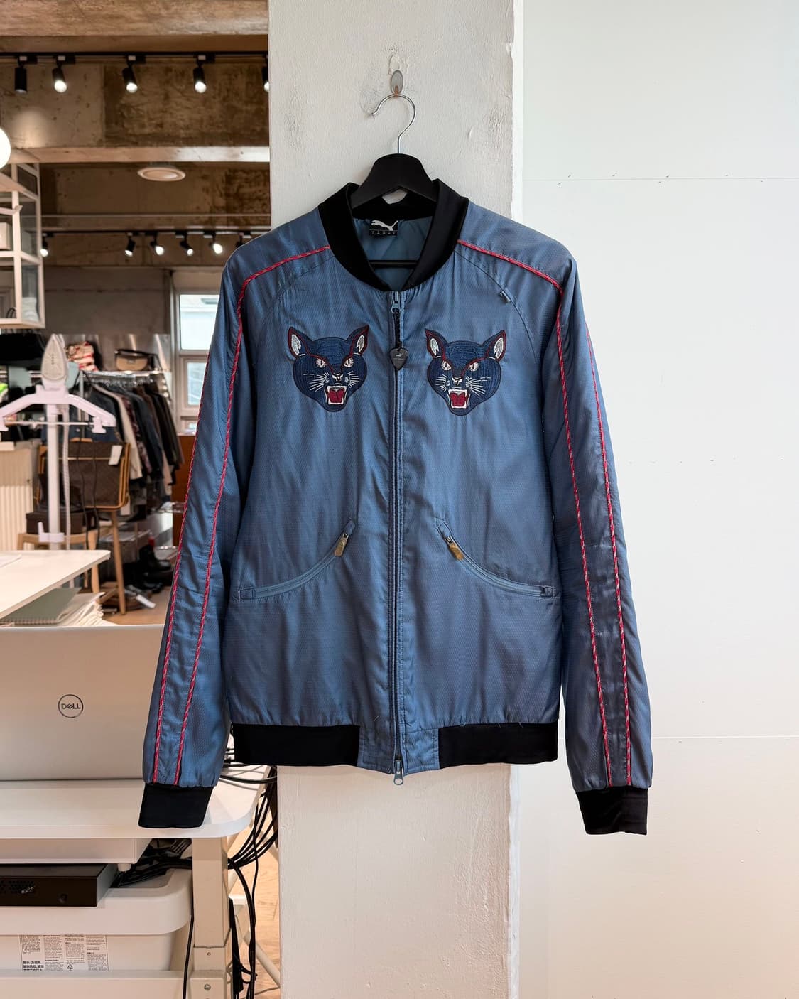 푸마 x 미하라 야스히로 블루 자수 수베니어 자켓  상품이미지2