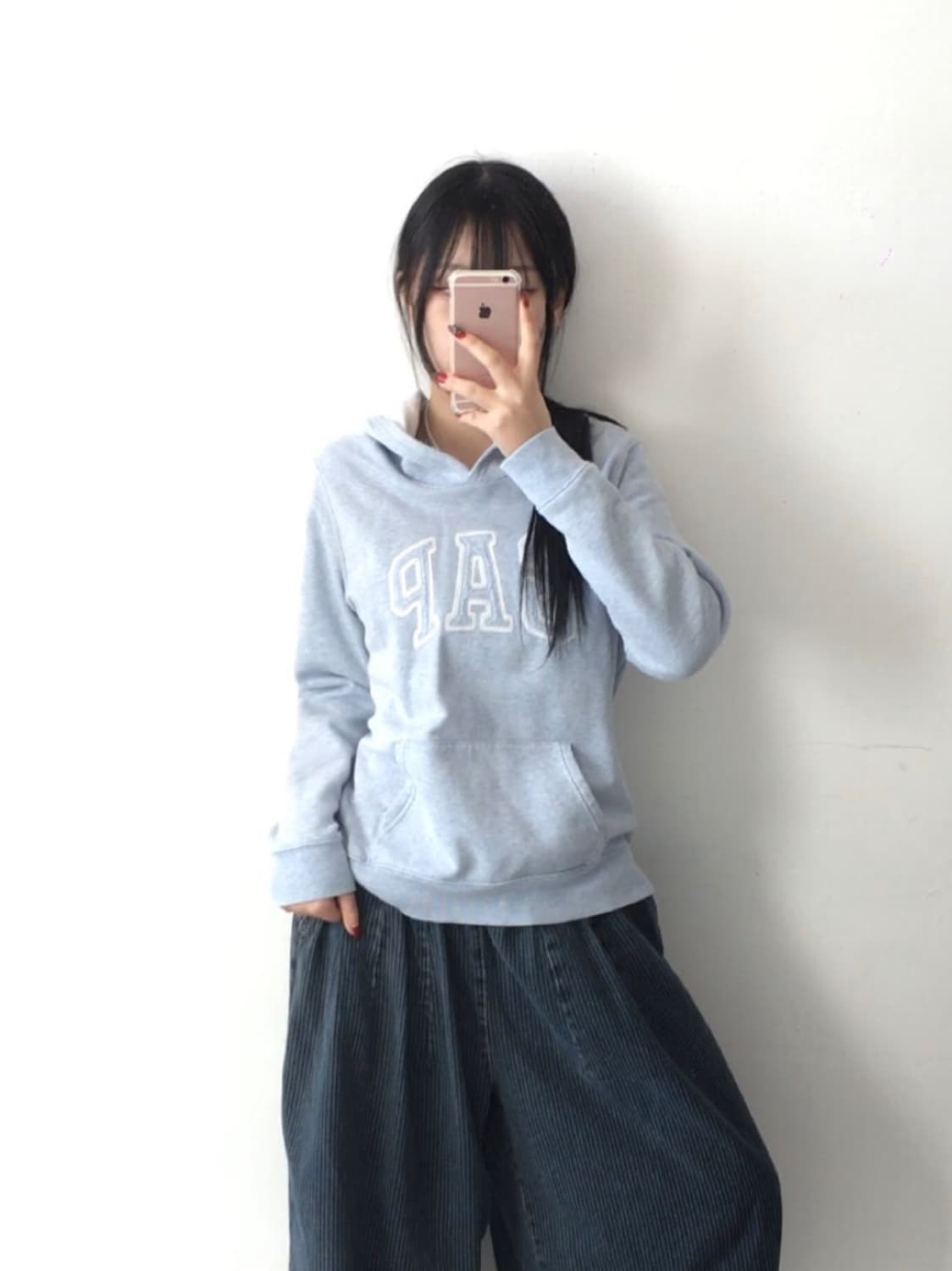 갭 빅스펠로고 후드티 상품이미지1