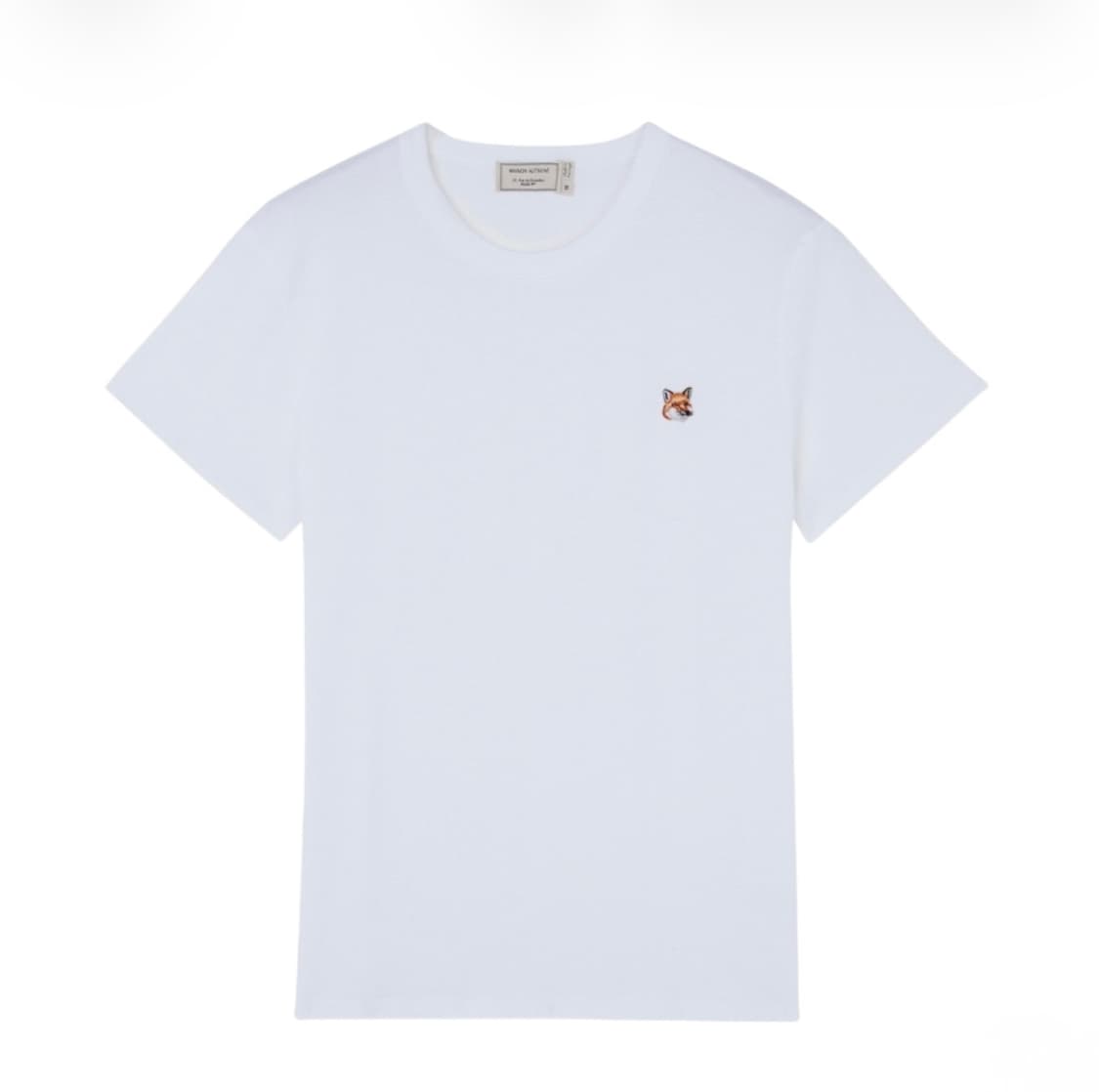 (M) 메종키츠네 폭스헤드 반팔 [화이트] 상품이미지1