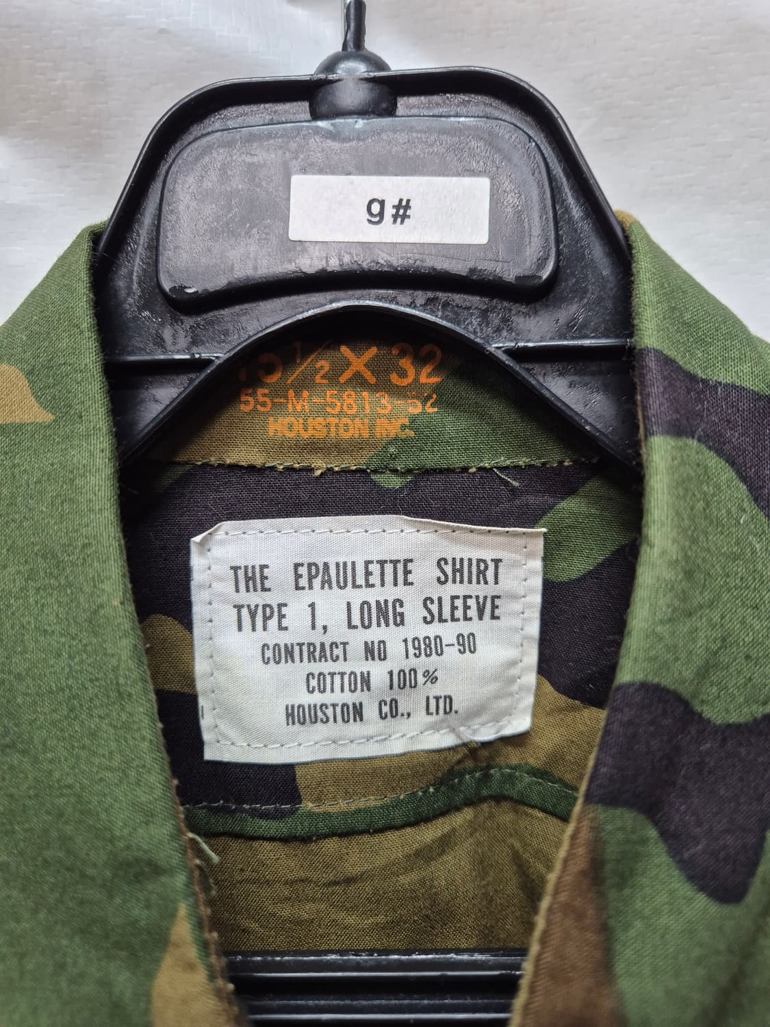 휴스턴 미군 셔츠 데드스탁 상품이미지2