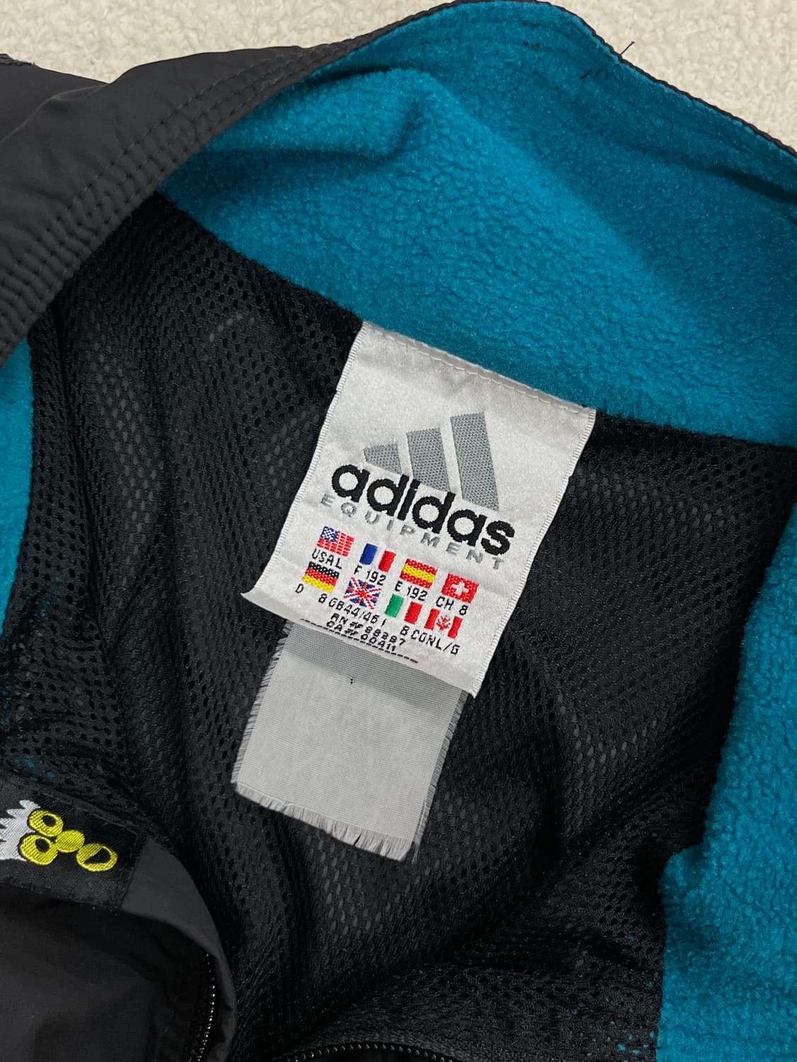 90s ADIDAS equipment vintage half -zip 상품이미지6