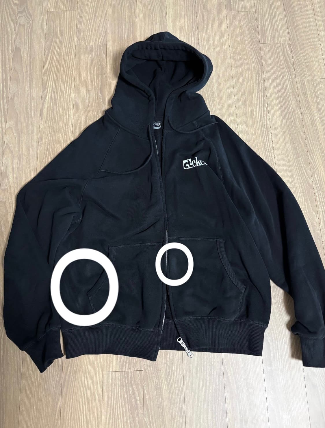Plan Zip-Up Hoodie Black 상품이미지7