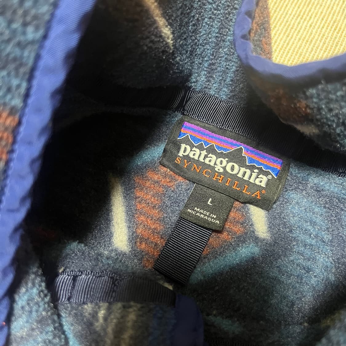 파타고니아 신칠라 아즈텍 패턴 스냅티 L 상품이미지4