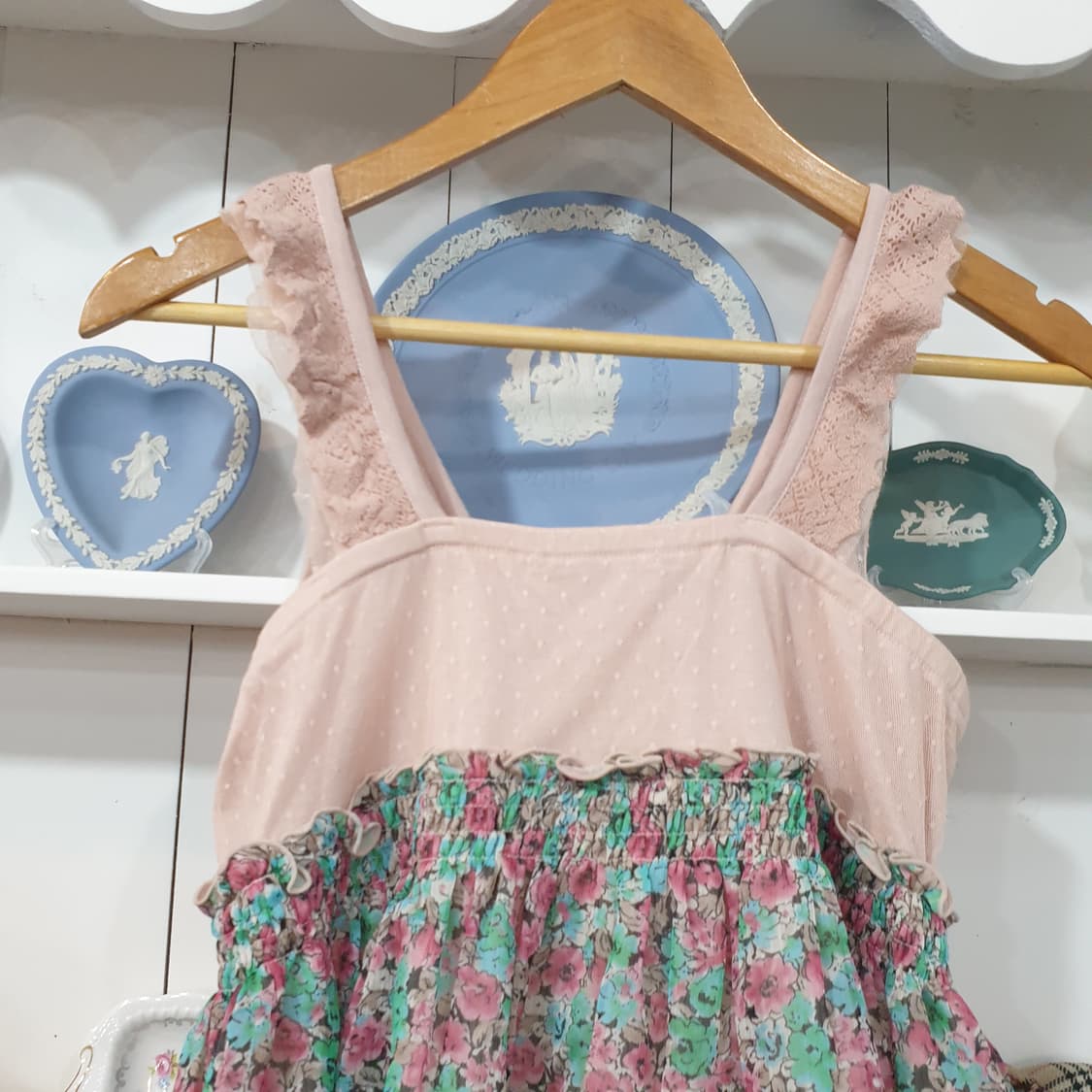 axes femme(엑시즈팜) 플라워 튜닉탑원피스 상품이미지5