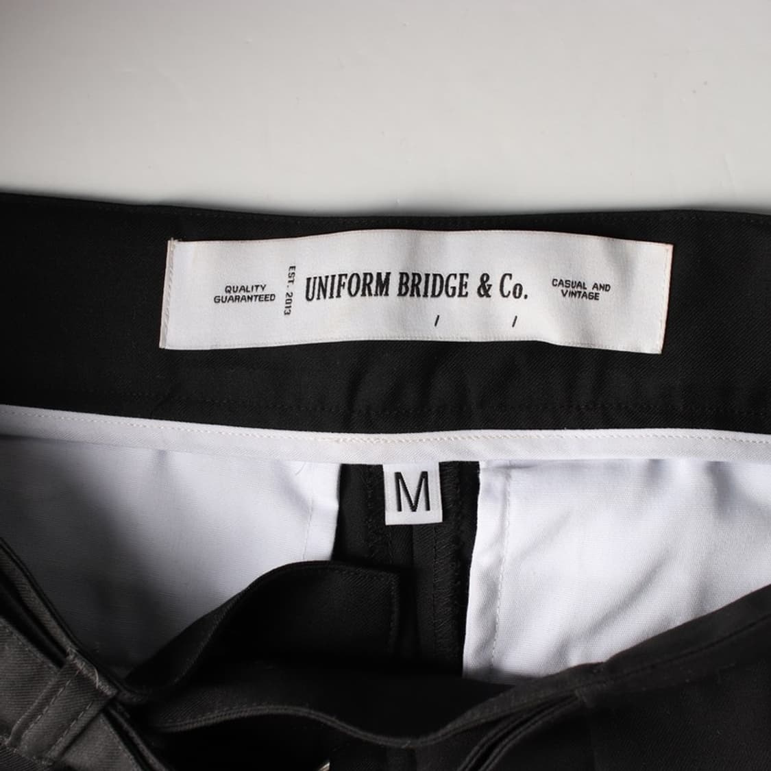 유니폼브릿지 블랙 버클 디테일 쇼츠 M 상품이미지5