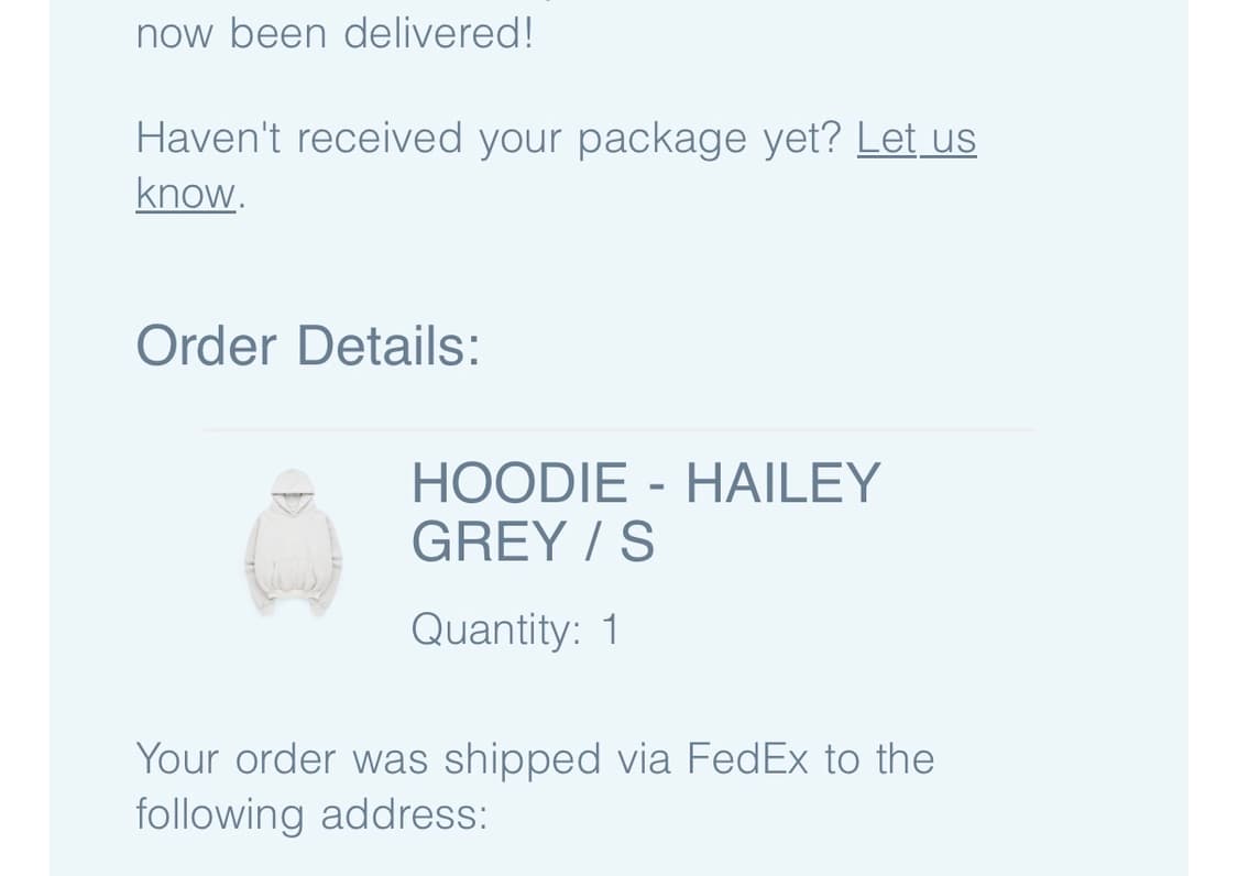 SKYLRK HOODIE 헤일리 그레이 (S) 한정판 상품이미지4