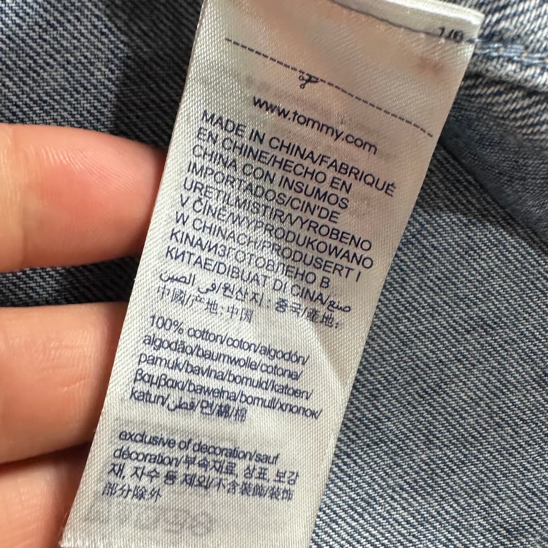 타미힐피거 데님 셔츠 자켓   상품이미지9