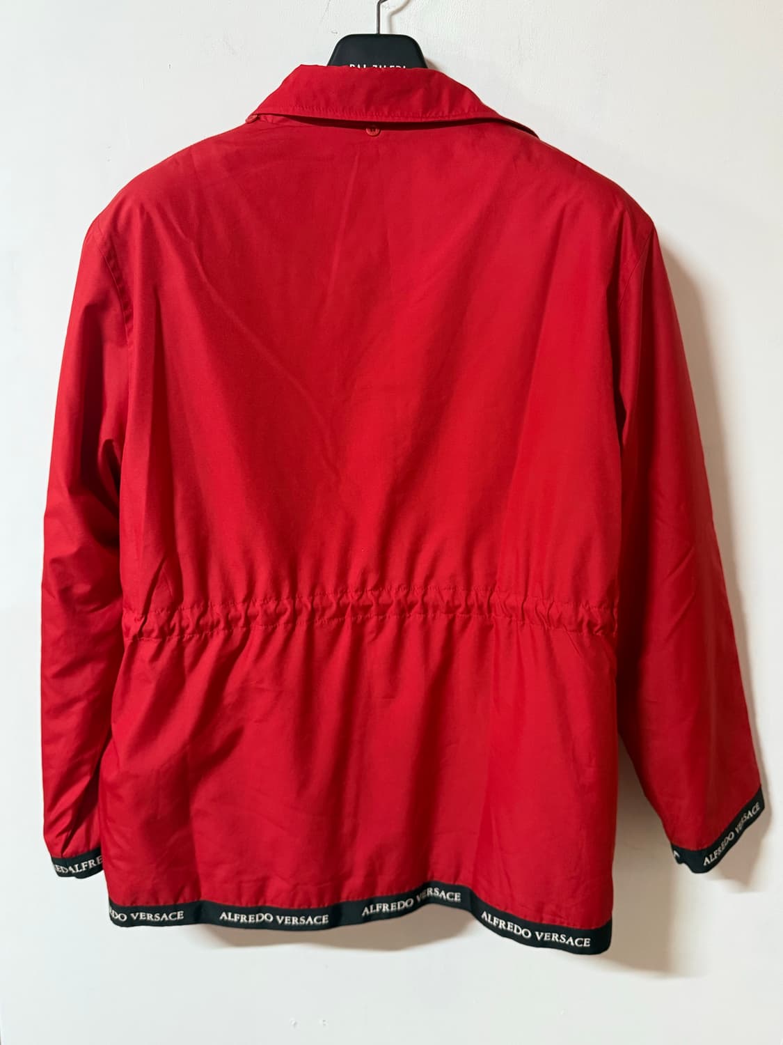 알프레도 베르사체 레드 스트링 자켓 바람막이 100사이즈 상품이미지7