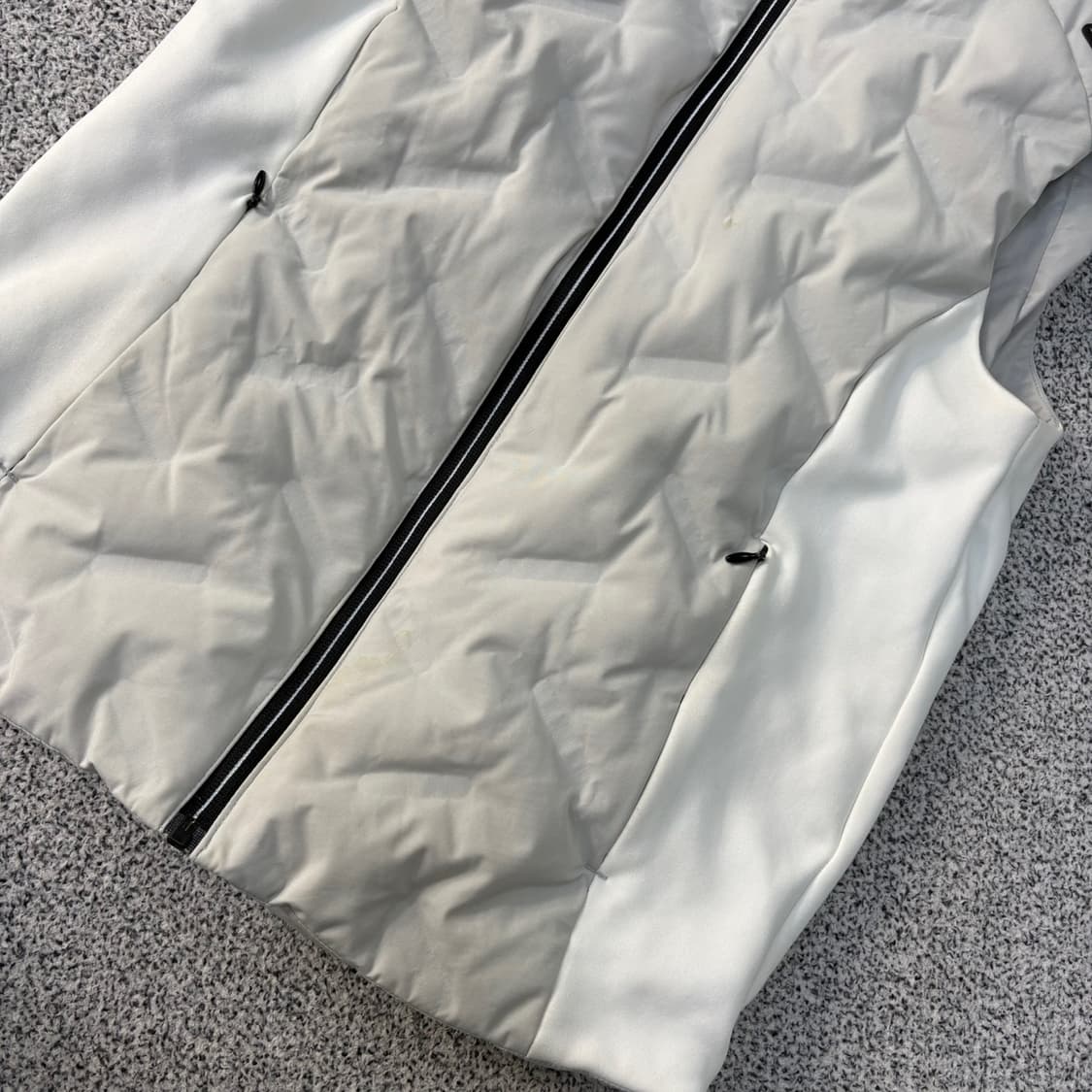 90 장미쉘바스키아 구스다운 패딩 조끼 0428J 상품이미지6