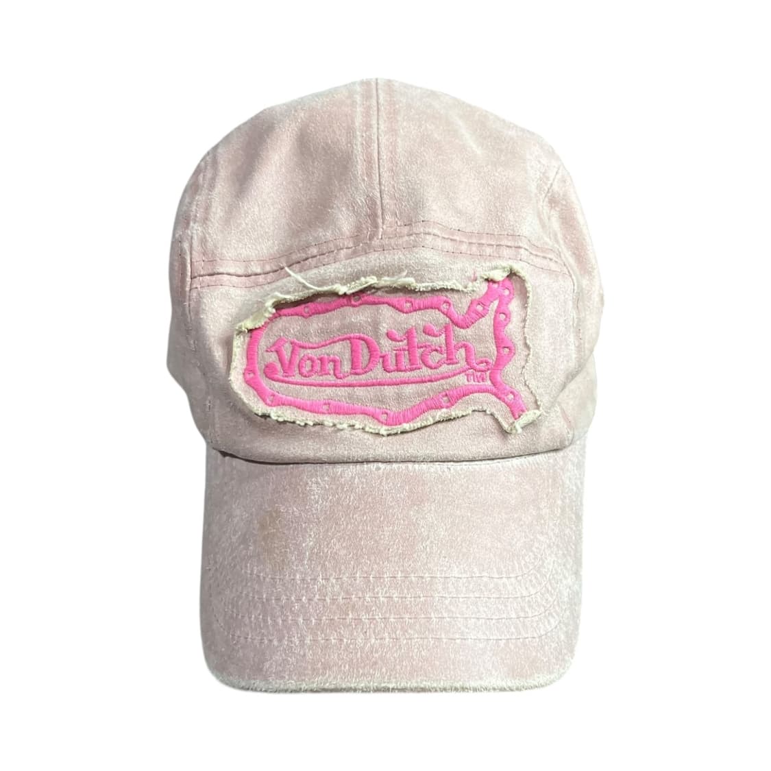 [Von Dutch] 본더치 퍼 스웨이드 볼캡 상품이미지1