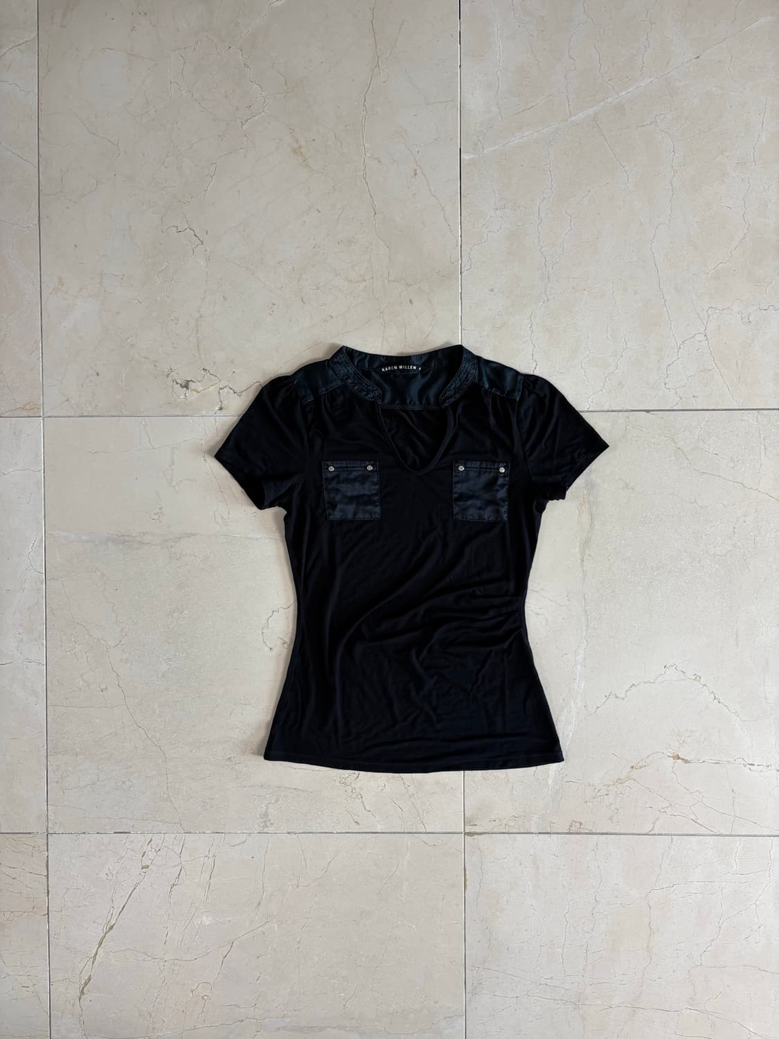Karen Millen Pocket Detail Tee 상품이미지4
