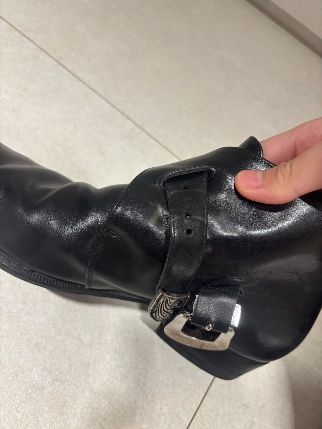 생로랑 ss14 덕키스 부츠 상품이미지5