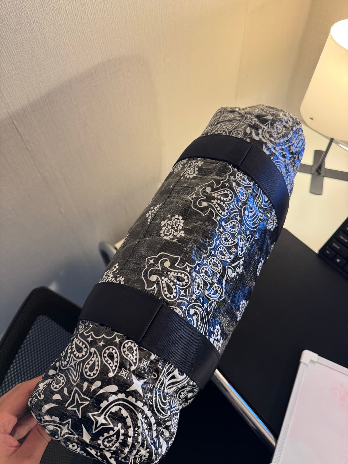 [OS]슈프림 반다나 타프 스몰 더플백 블랙 - 21SS 상품이미지5