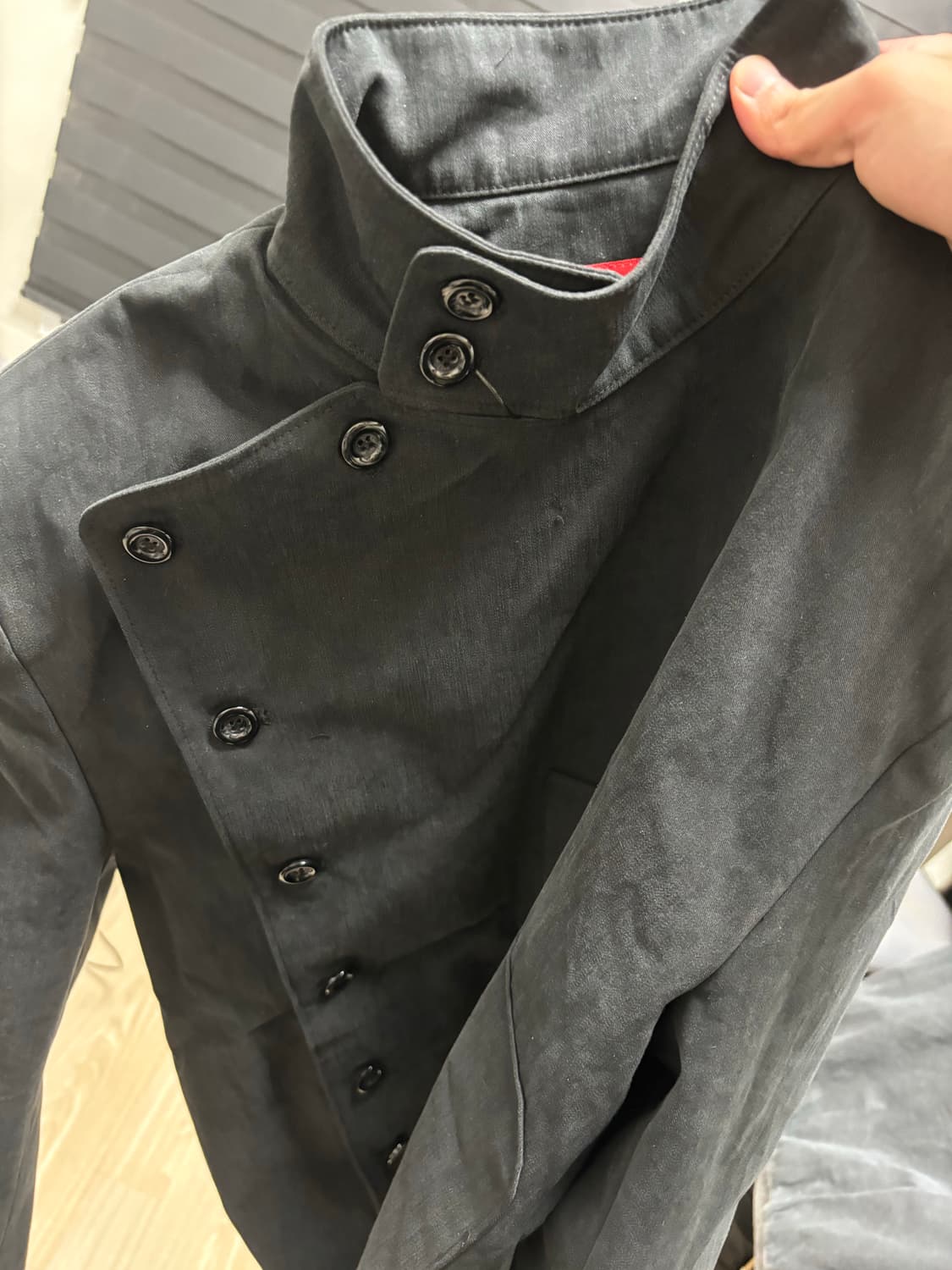 스탠드 카라 자켓 상품이미지3