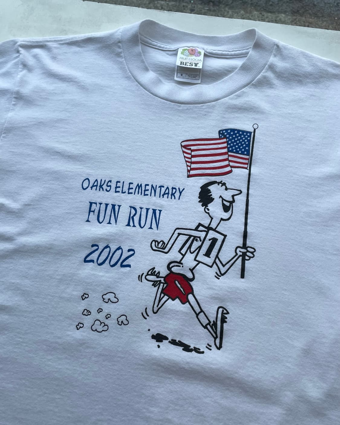 “2002 Fun Run” USA Event T-shirt M 상품이미지5