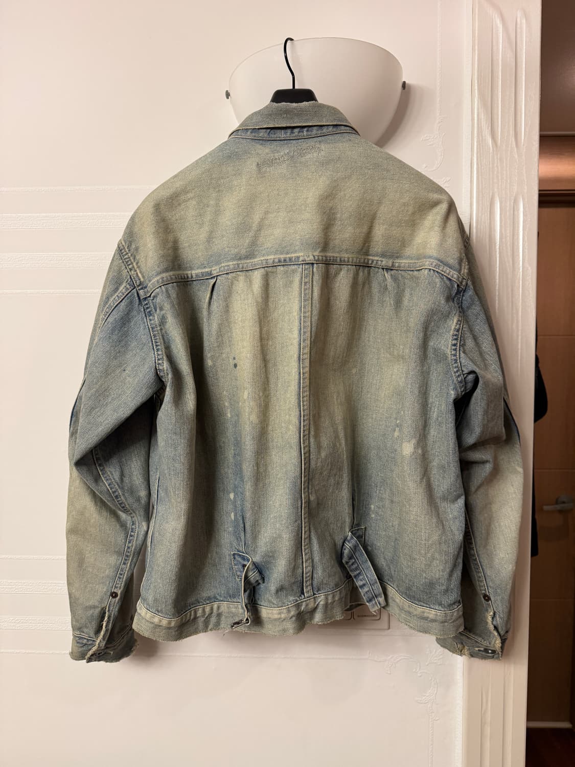 [48] 아프레쎄 25AW 1ST TYPE 데님자켓 블리치 상품이미지2