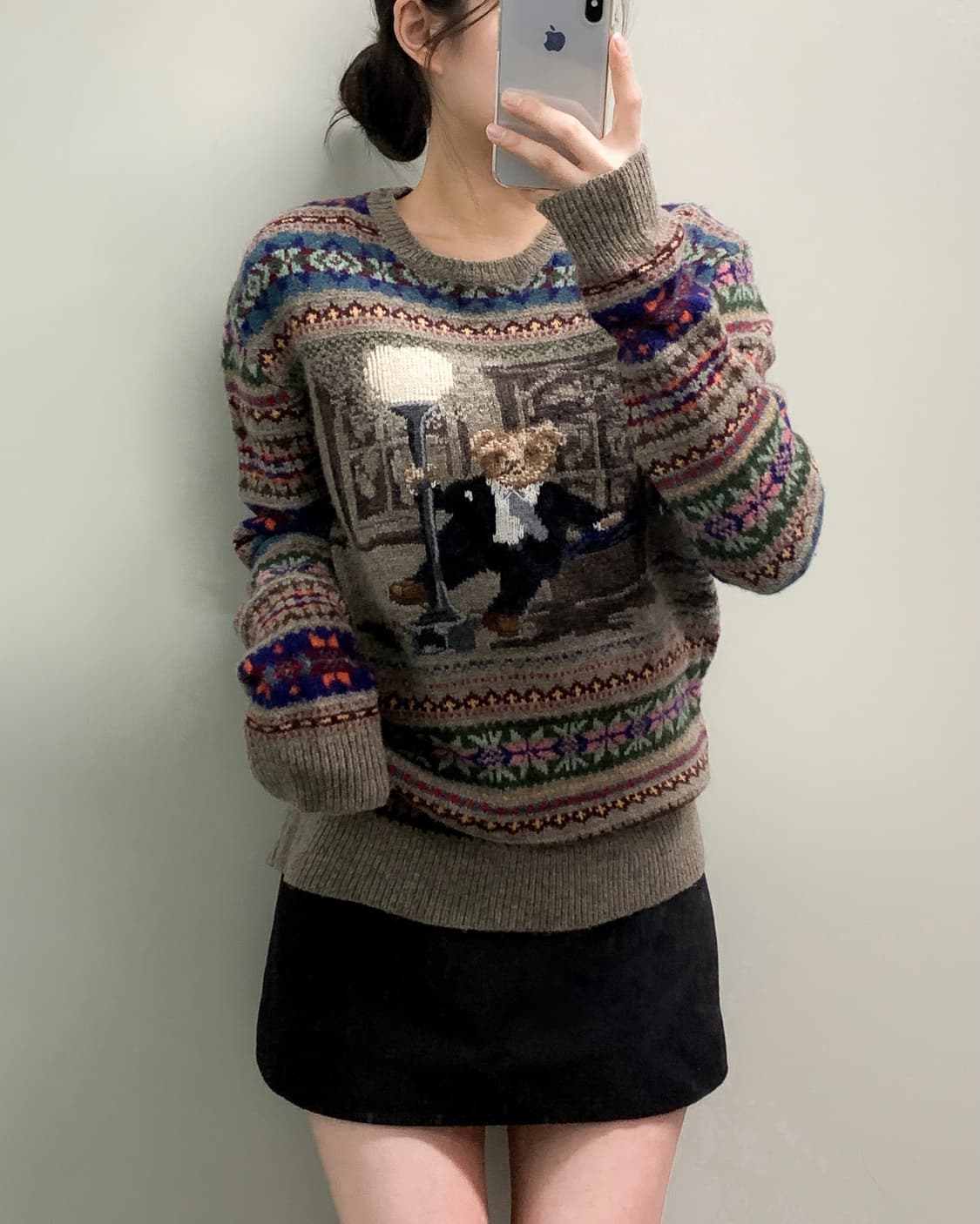 폴로 댄싱 베어 니트 상품이미지1