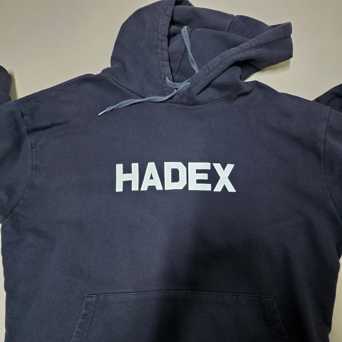 [XL] HDEX 에이치덱스 로고 스웨트 후드티 네이비 상품이미지4