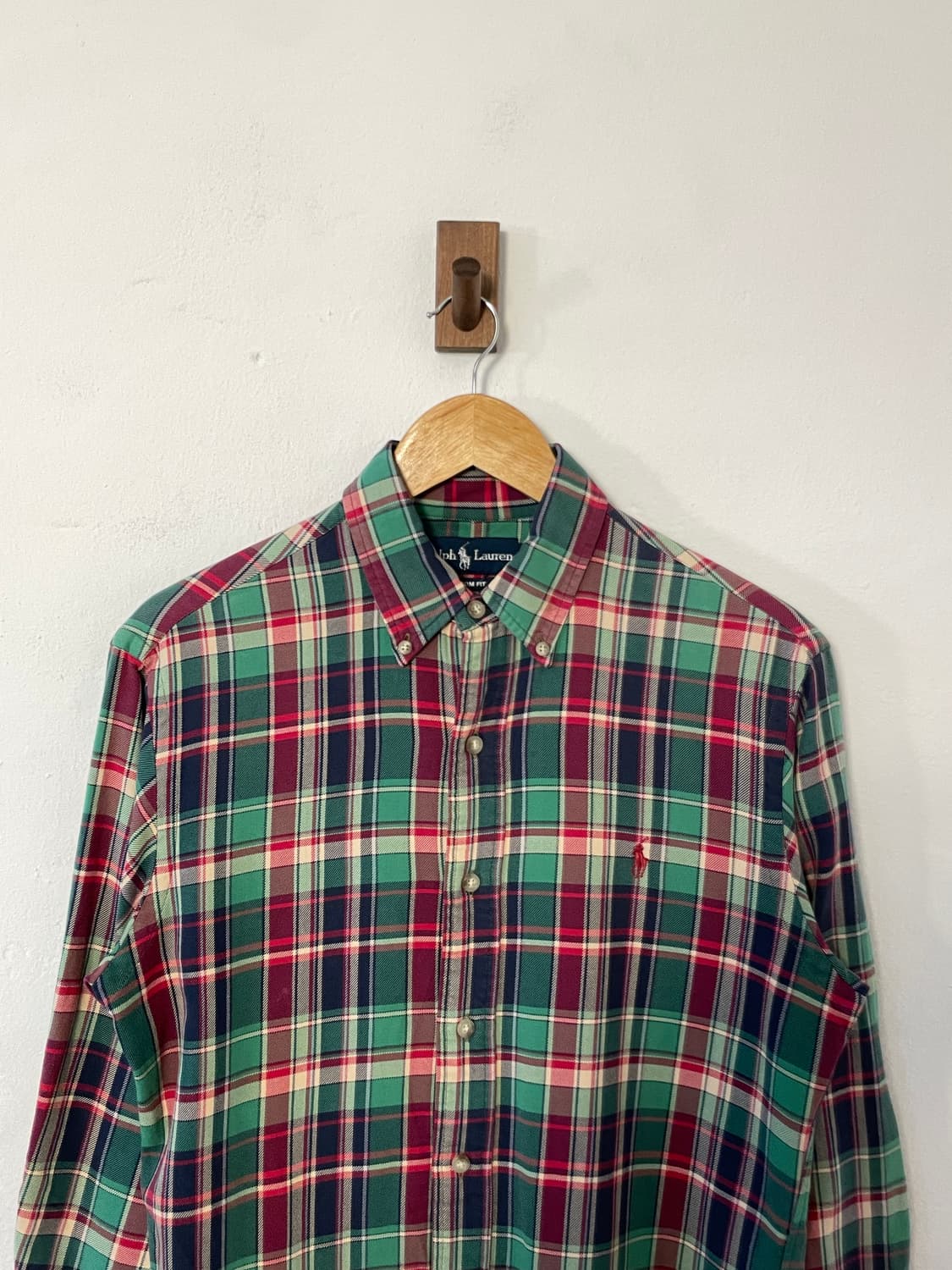 폴로 커스텀핏 체크 셔츠  상품이미지2