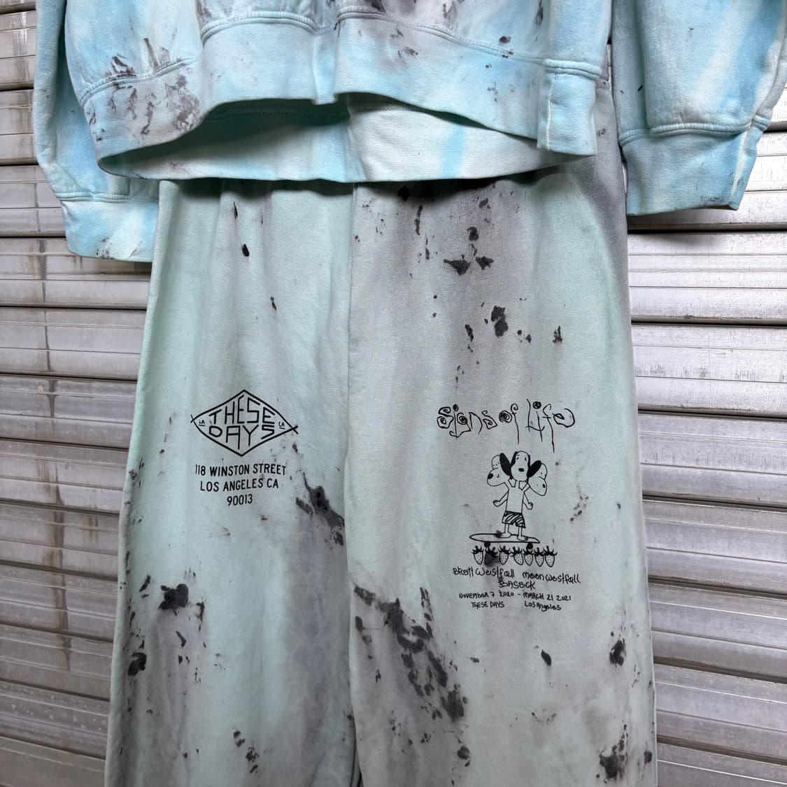 웨스트폴 핸드 다이드 스웻팬츠 상품이미지3