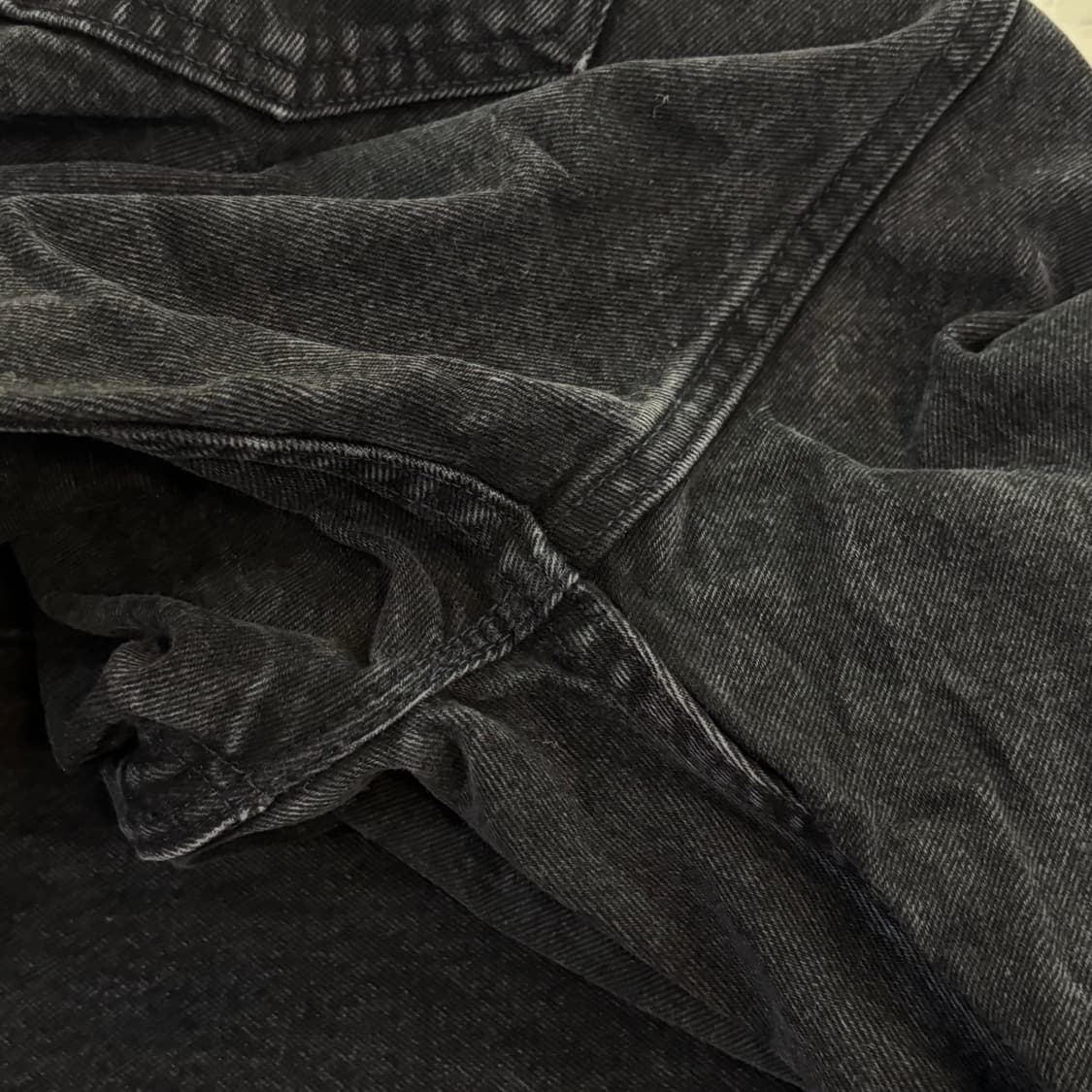 [36/32] 90s USA🇺🇸 리바이스 505 오렌지 탭 블랙 흑청 상품이미지8