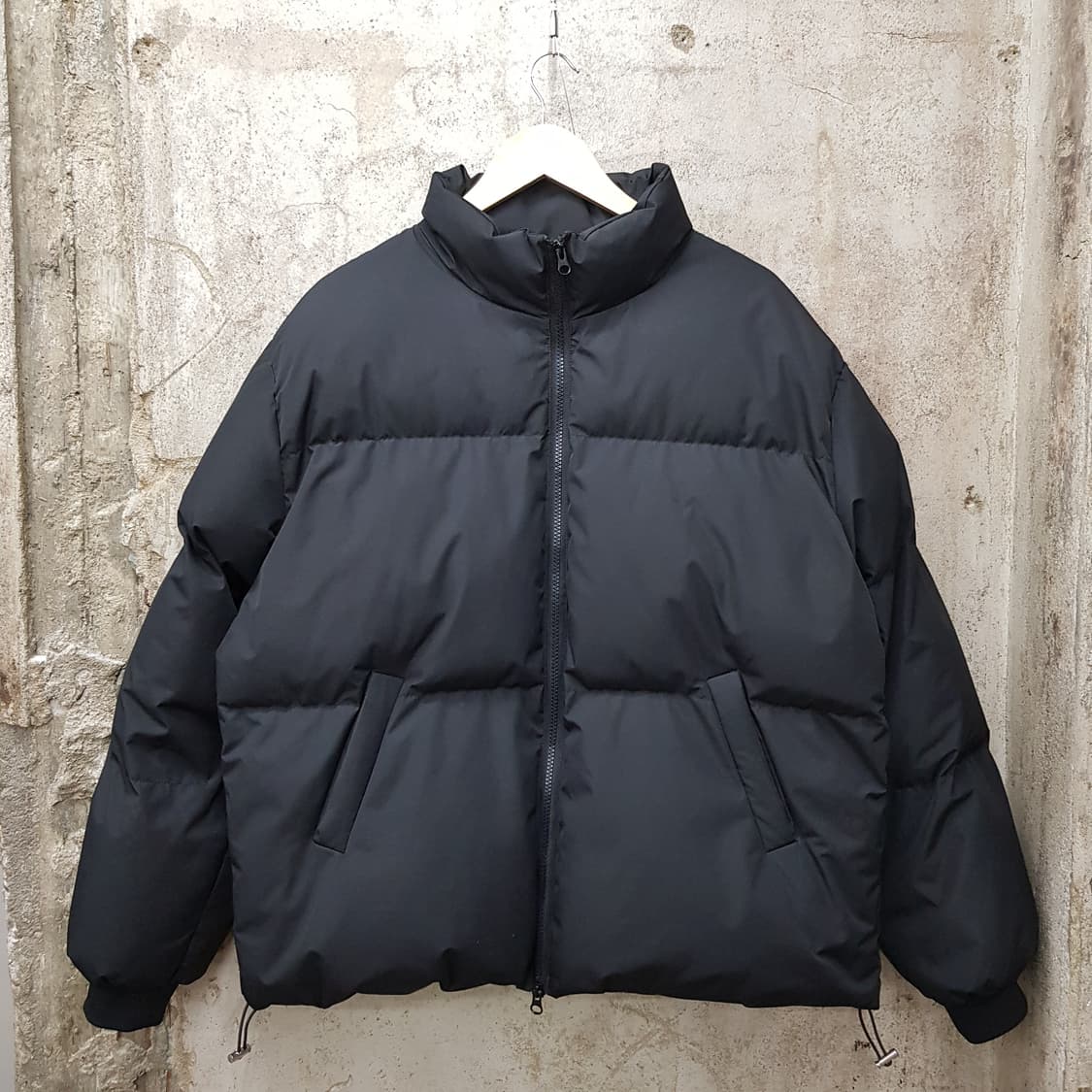 MIS 블랙 오버핏 패딩 점퍼 F사이즈 상품이미지1
