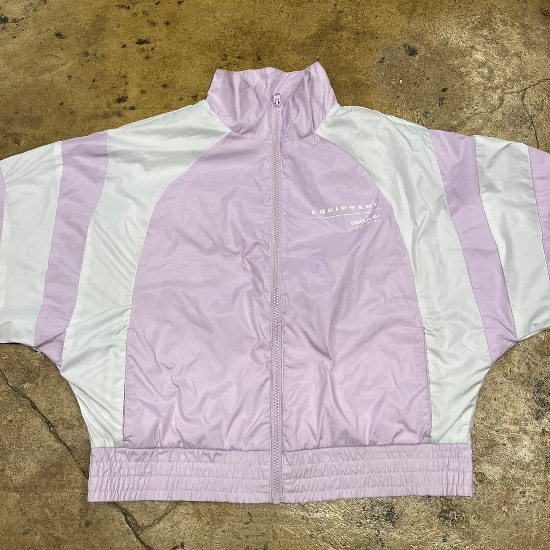 [정품] 아디다스 윈드브레이커 크롭 바람막이 라벤더 b10 상품이미지3