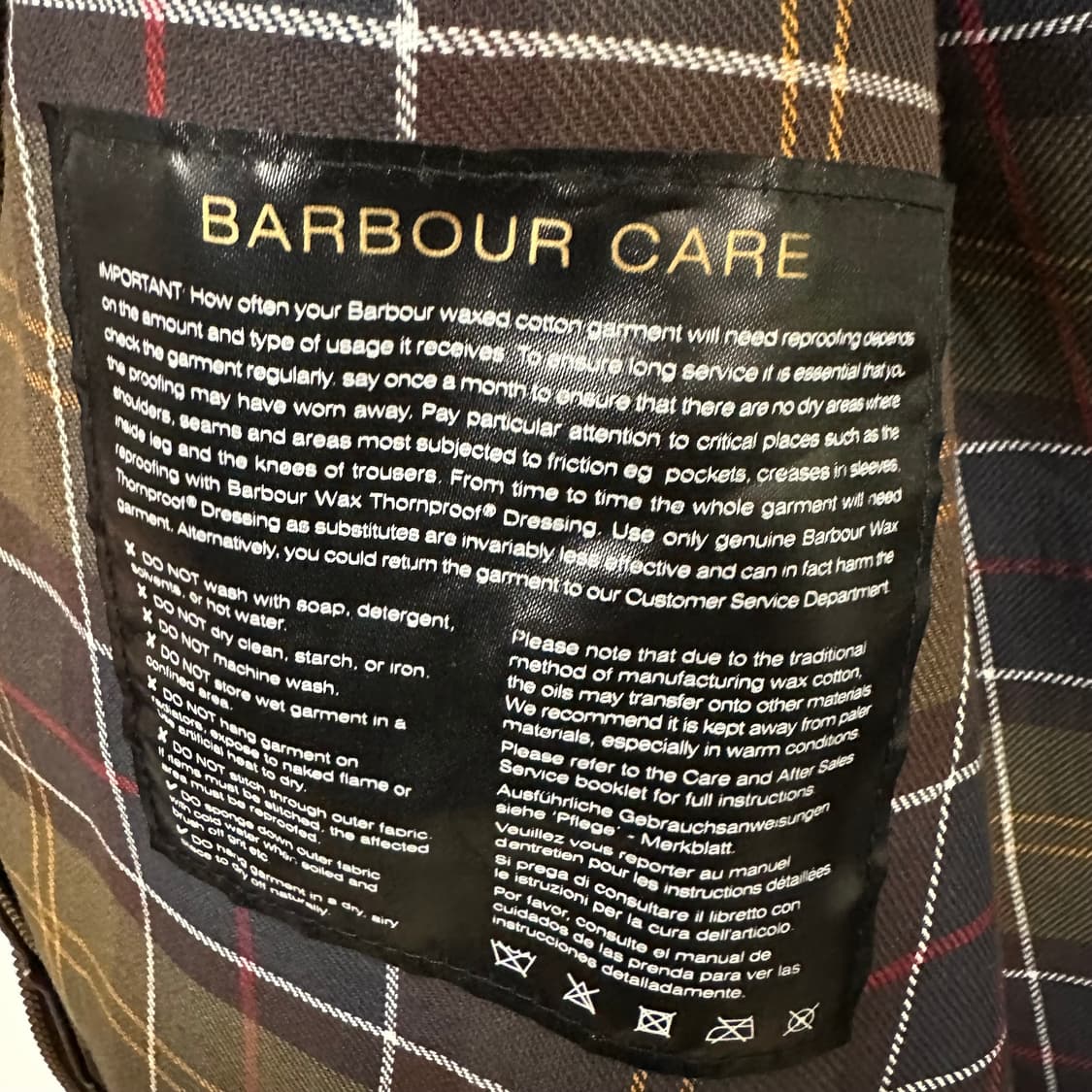 바버 클래식 뷰포트 왁스 자켓 ‘올리브’ 상품이미지7