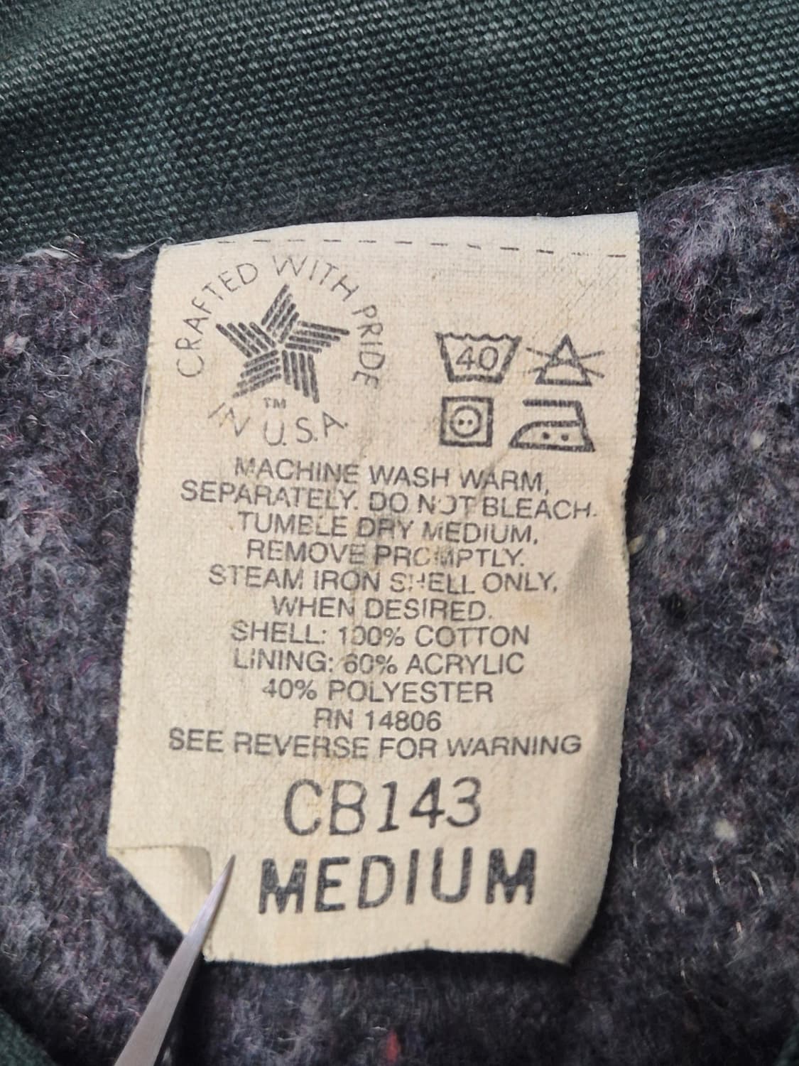 [M]90s US Made 칼하트 초어자켓  -298 상품이미지4