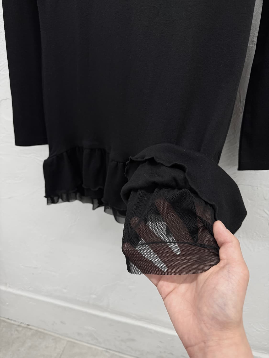 index magic 프릴 레이어드 튜닉 탑 상품이미지3