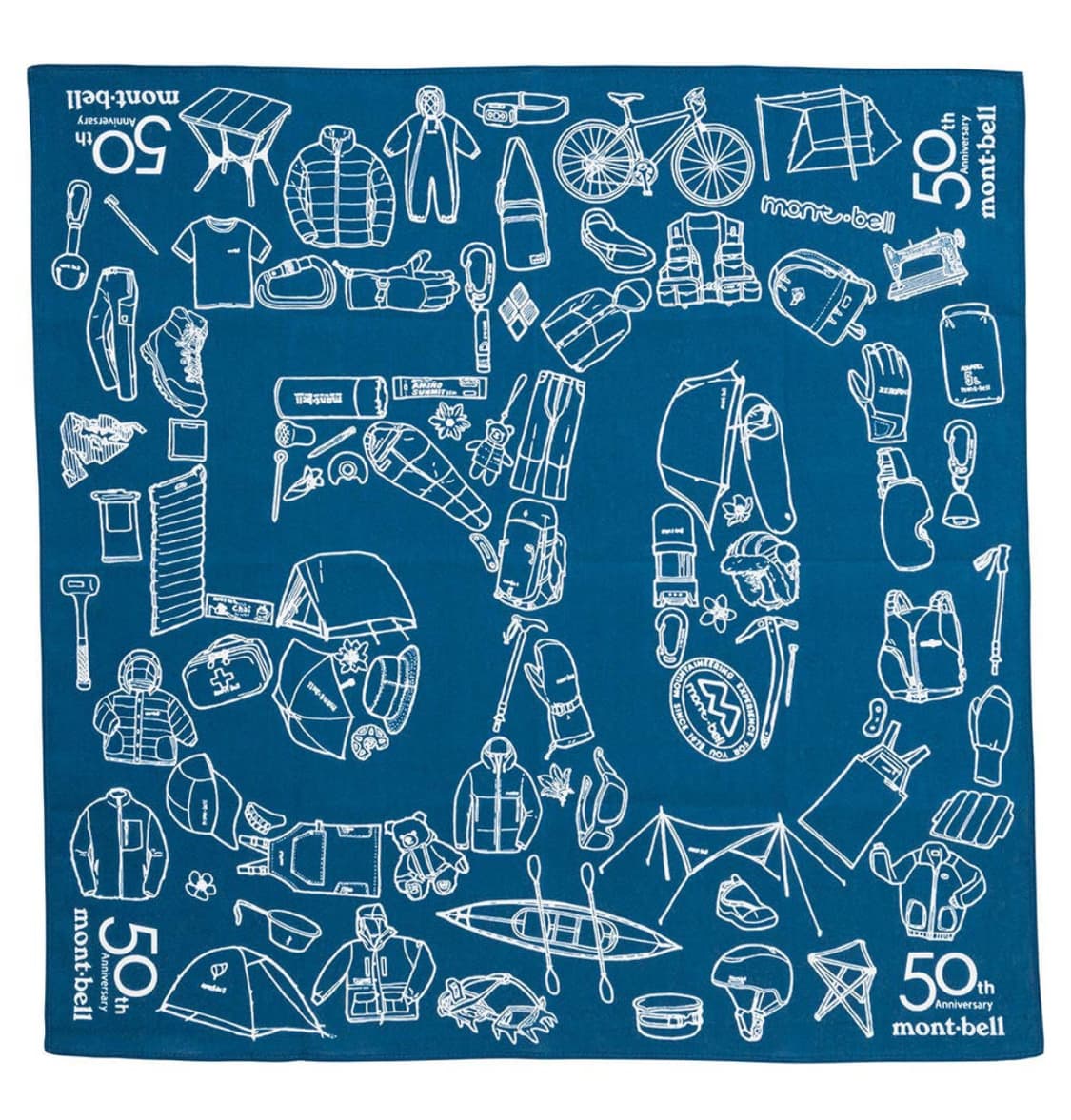 몽벨 50주년 한정 반다나 상품이미지1