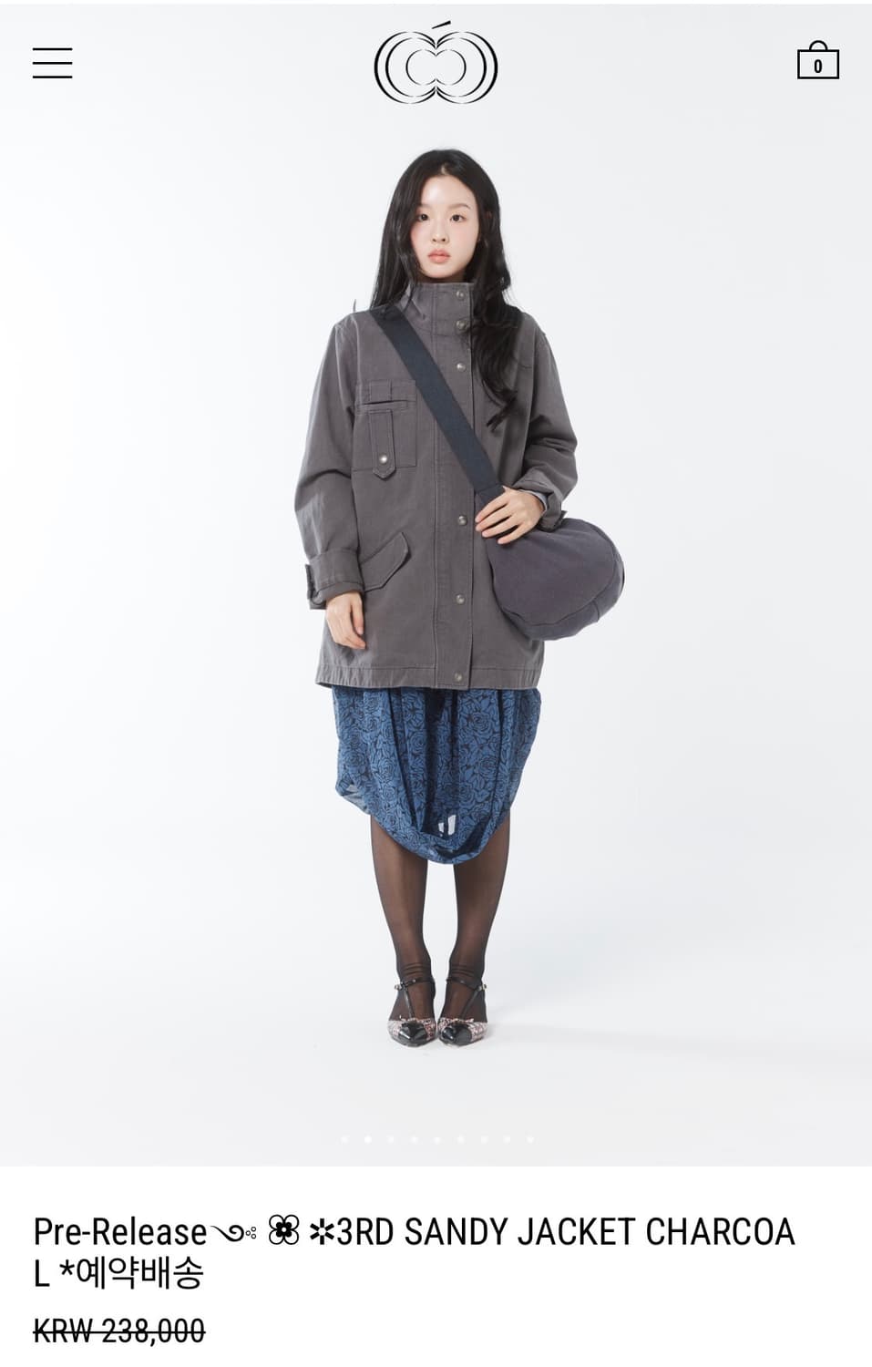 콜로신스 샌디자켓 차콜 SANDY JACKET CHARCOAL 상품이미지2