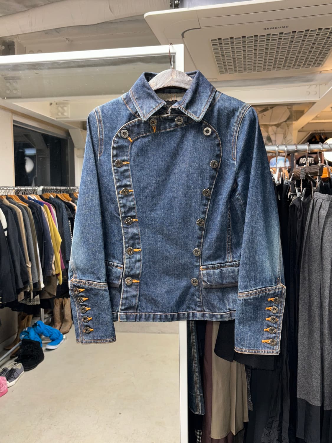 Io yukomurata 마린 데님 자켓 상품이미지3