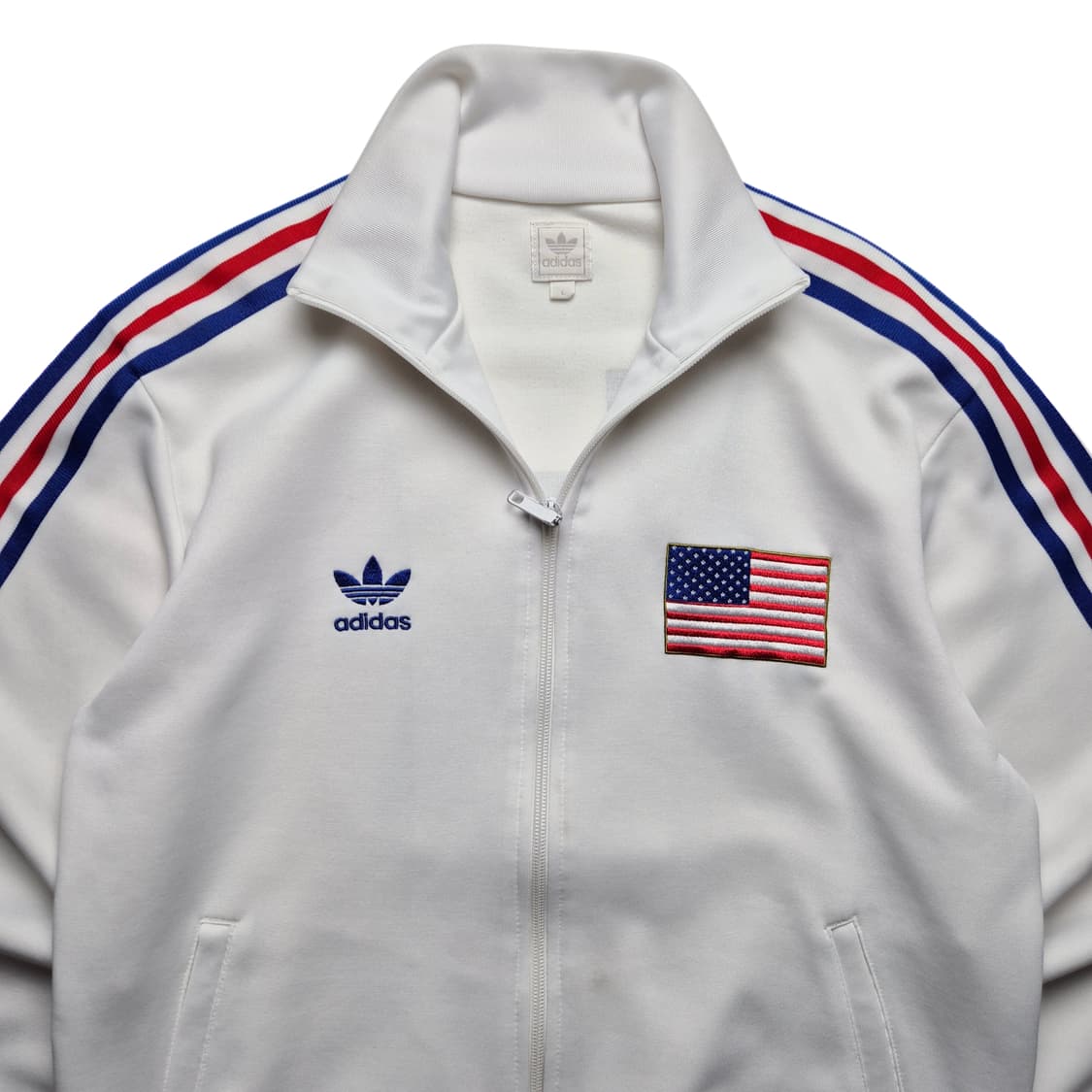 [L] 아디다스 USA 트랙탑 져지 화이트 상품이미지2