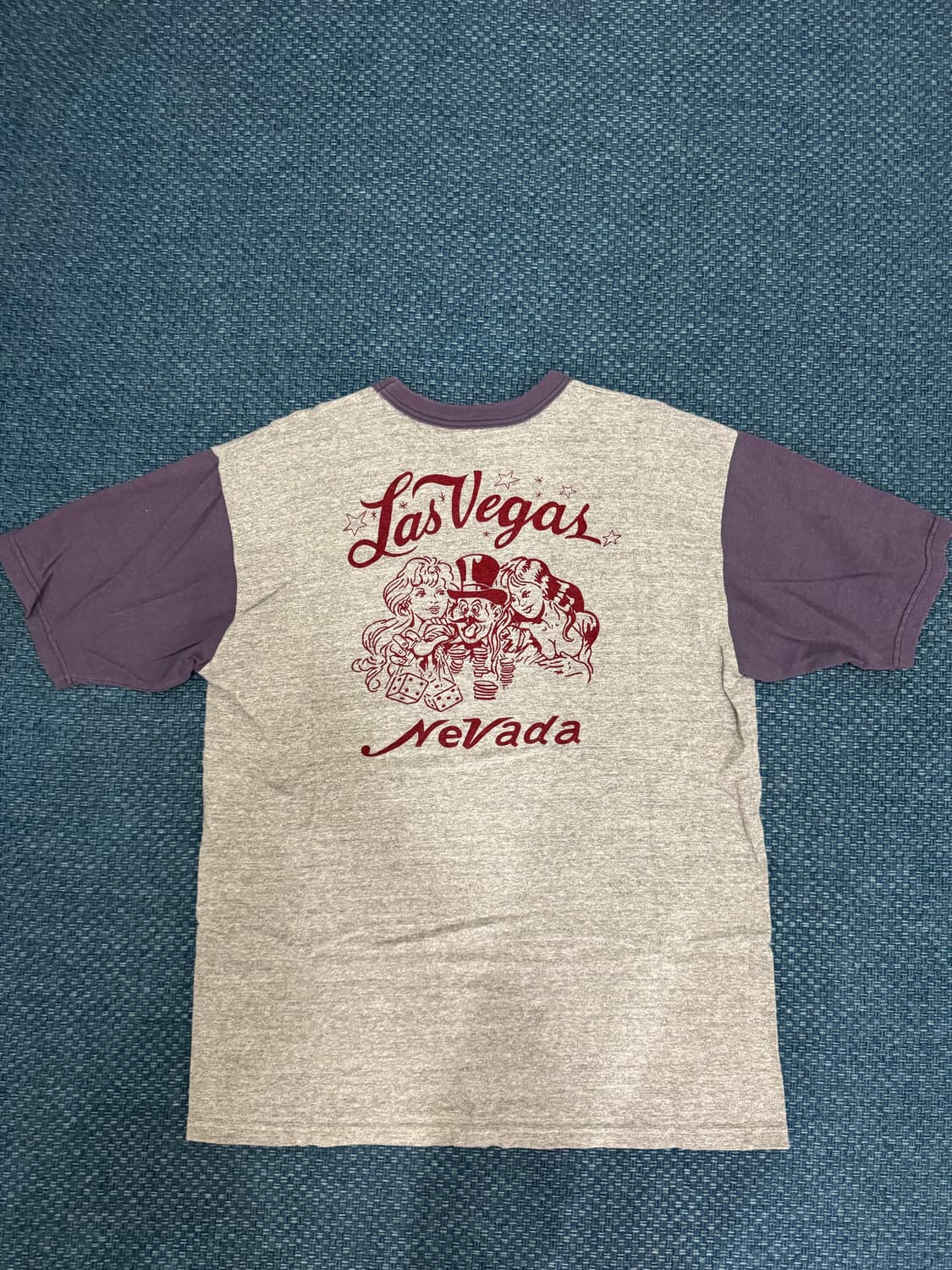 [XL] 프리휠러스 파워웨어 라스베가스 "GAMBLER" 링거 티셔츠 상품이미지2